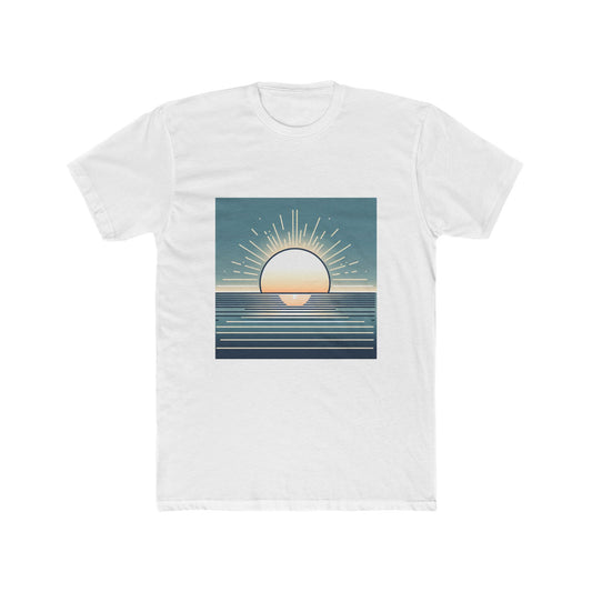 Rise & Shine: Vector Sunrise Horizon Tee T-Shirt