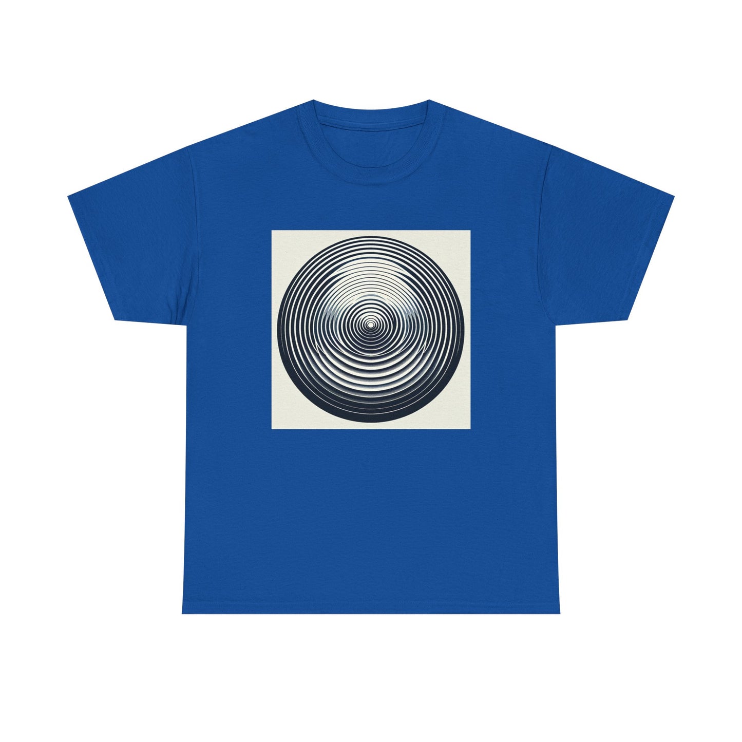 Depth Defying: Dive into the Concentric Illusion T-Shirt