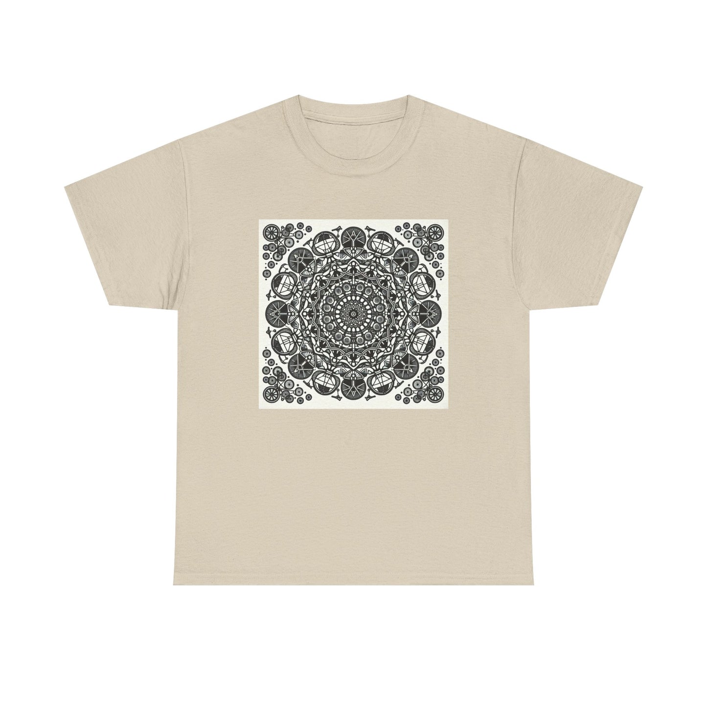 Pedal Patterns: Mandala Magic on Wheels T-Shirt