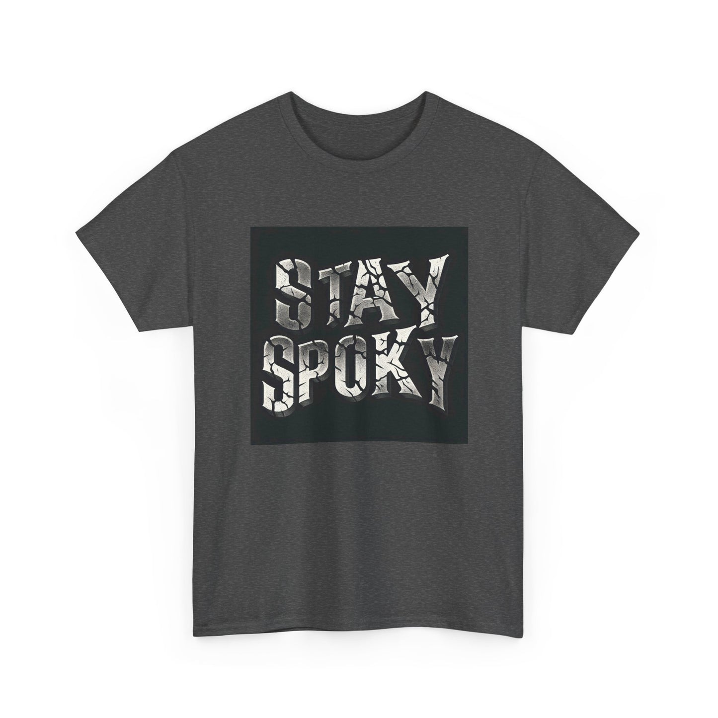 Stay Spooky: Cracked Stone Vibes in Style! T-Shirt