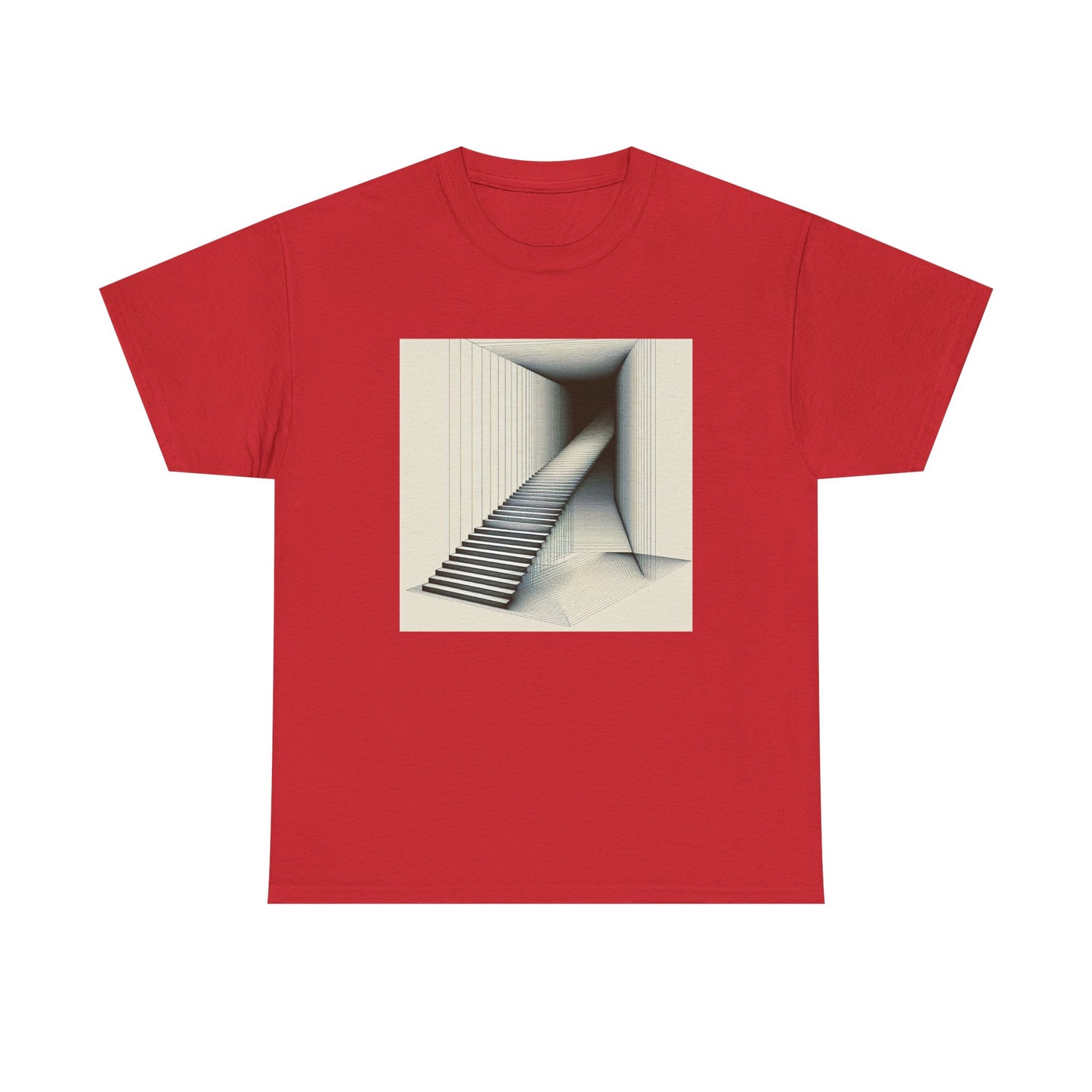 Steps into Shadows: Vector Voyage in Darkness T-Shirt