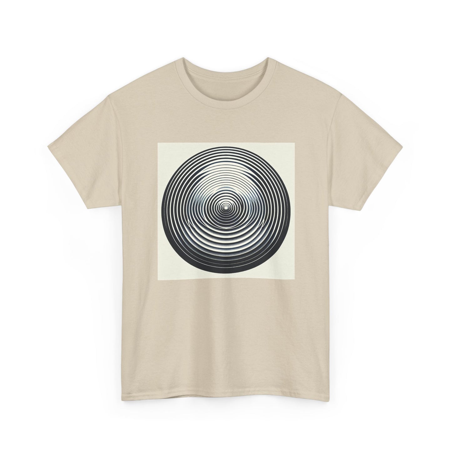 Depth Defying: Dive into the Concentric Illusion T-Shirt