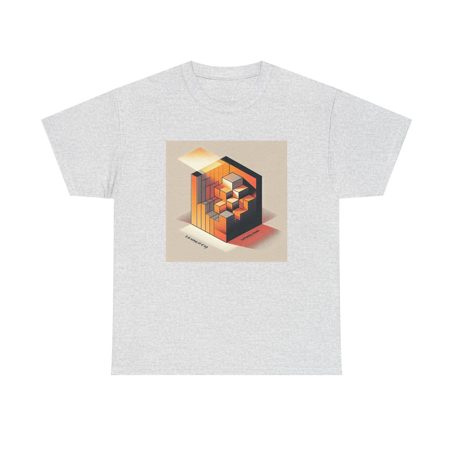 Step Up in Style: 3D Staircase Tee T-Shirt