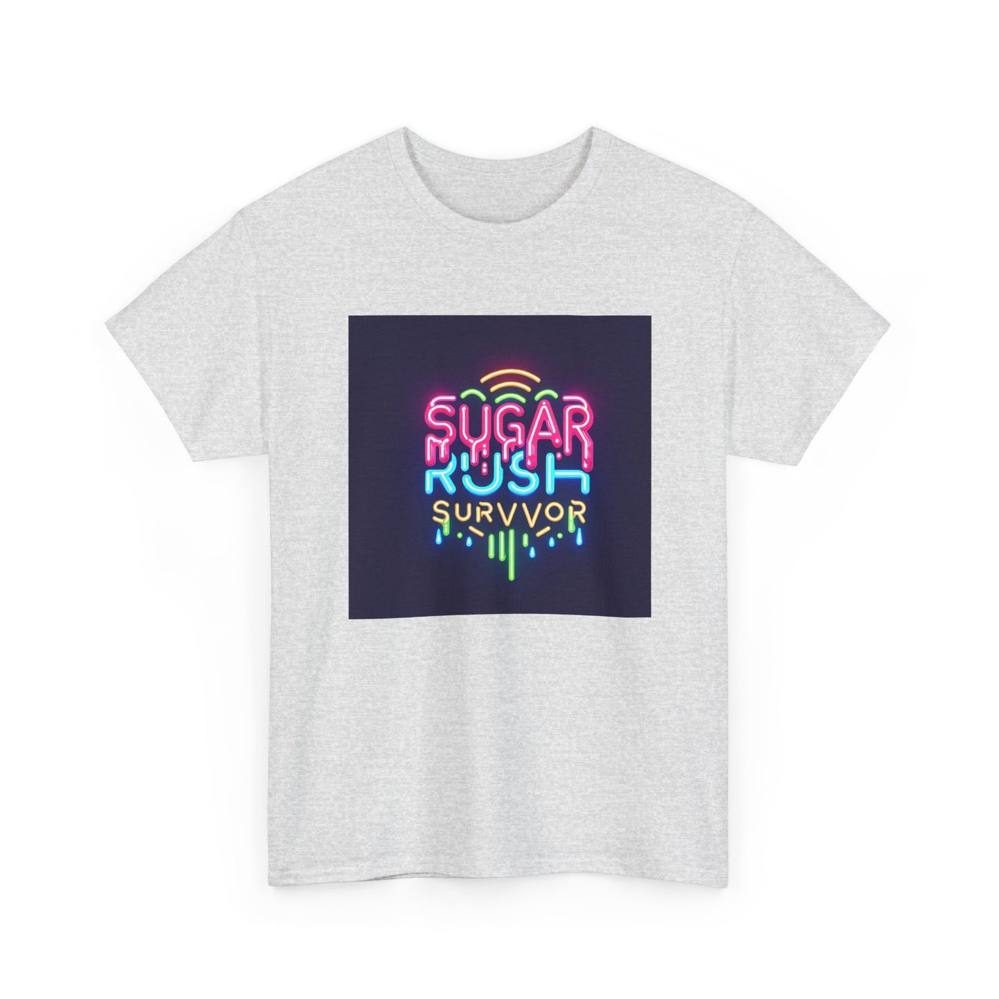 Neon Drip: Triumph of a Sugar Rush Survivor! T-Shirt