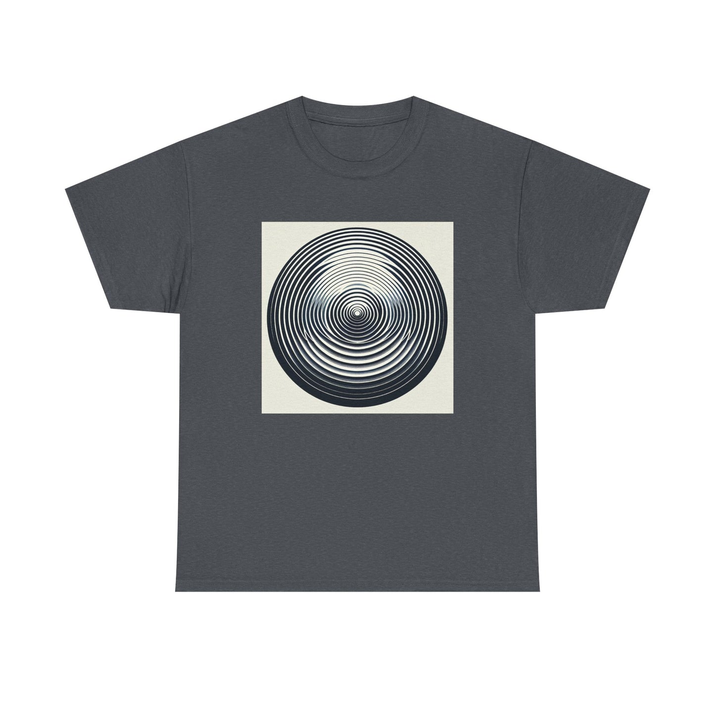 Depth Defying: Dive into the Concentric Illusion T-Shirt