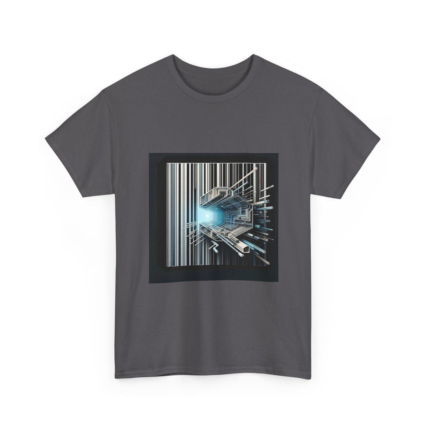 Decode the Future: Hidden Truth in Stripes T-Shirt
