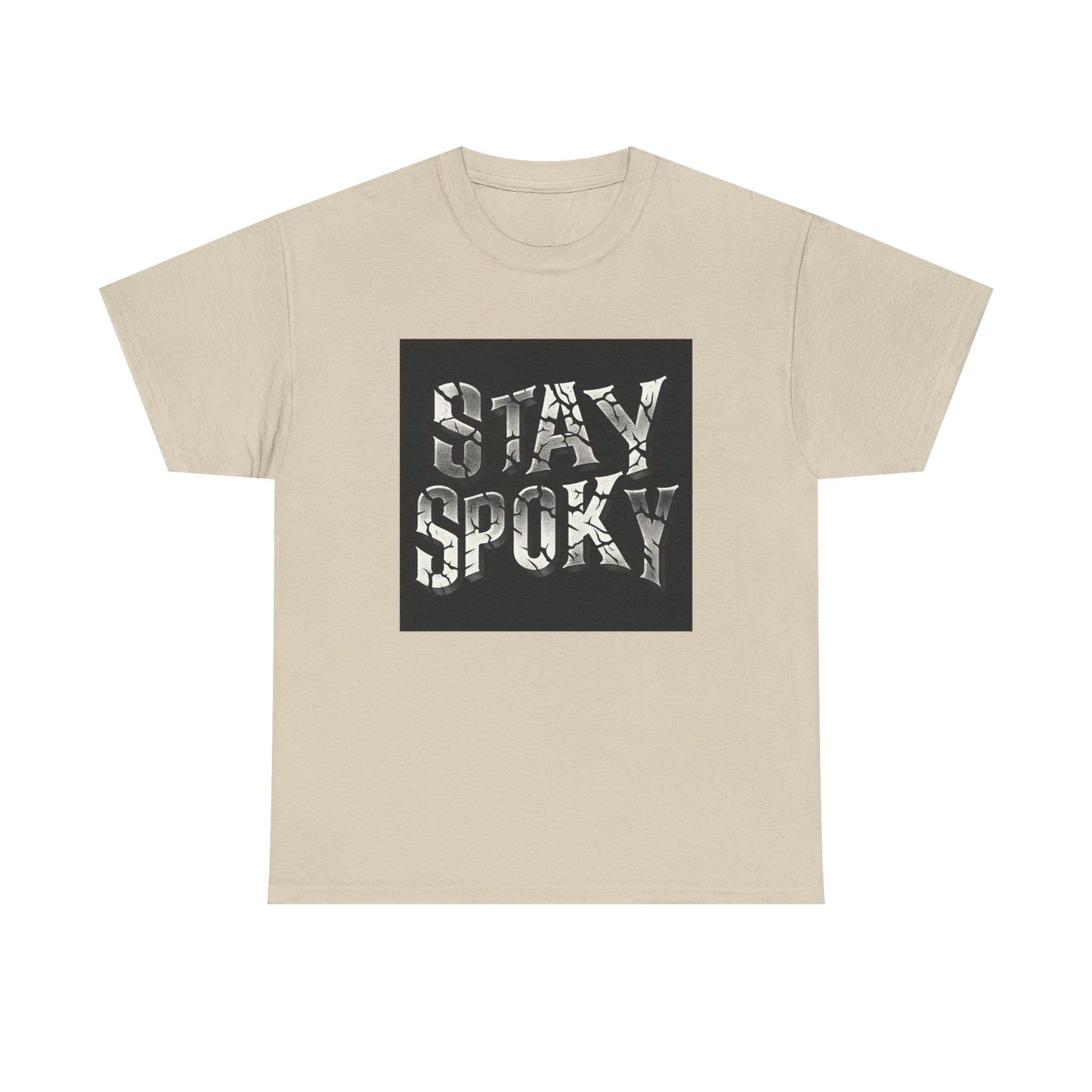 Stay Spooky: Cracked Stone Vibes in Style! T-Shirt