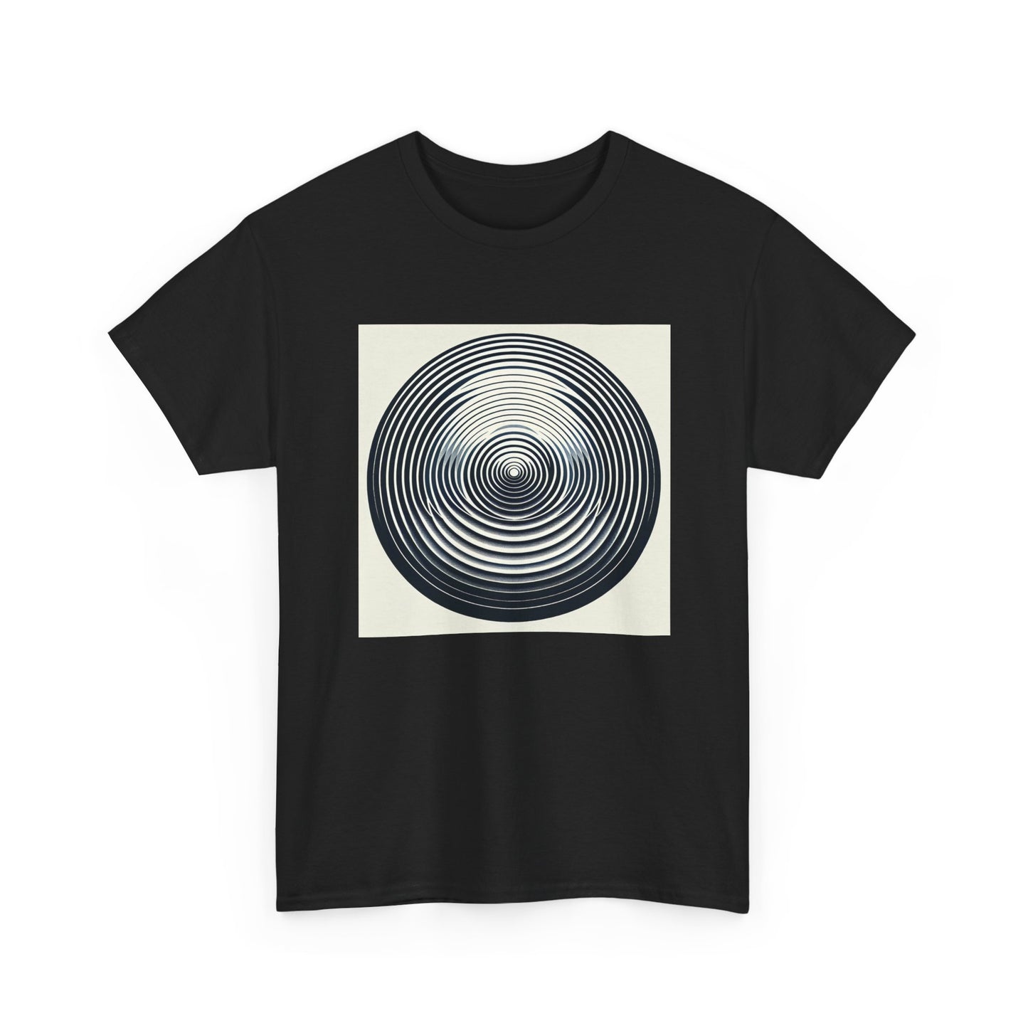 Depth Defying: Dive into the Concentric Illusion T-Shirt