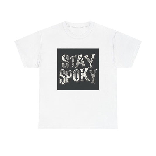 Stay Spooky: Cracked Stone Vibes in Style! T-Shirt