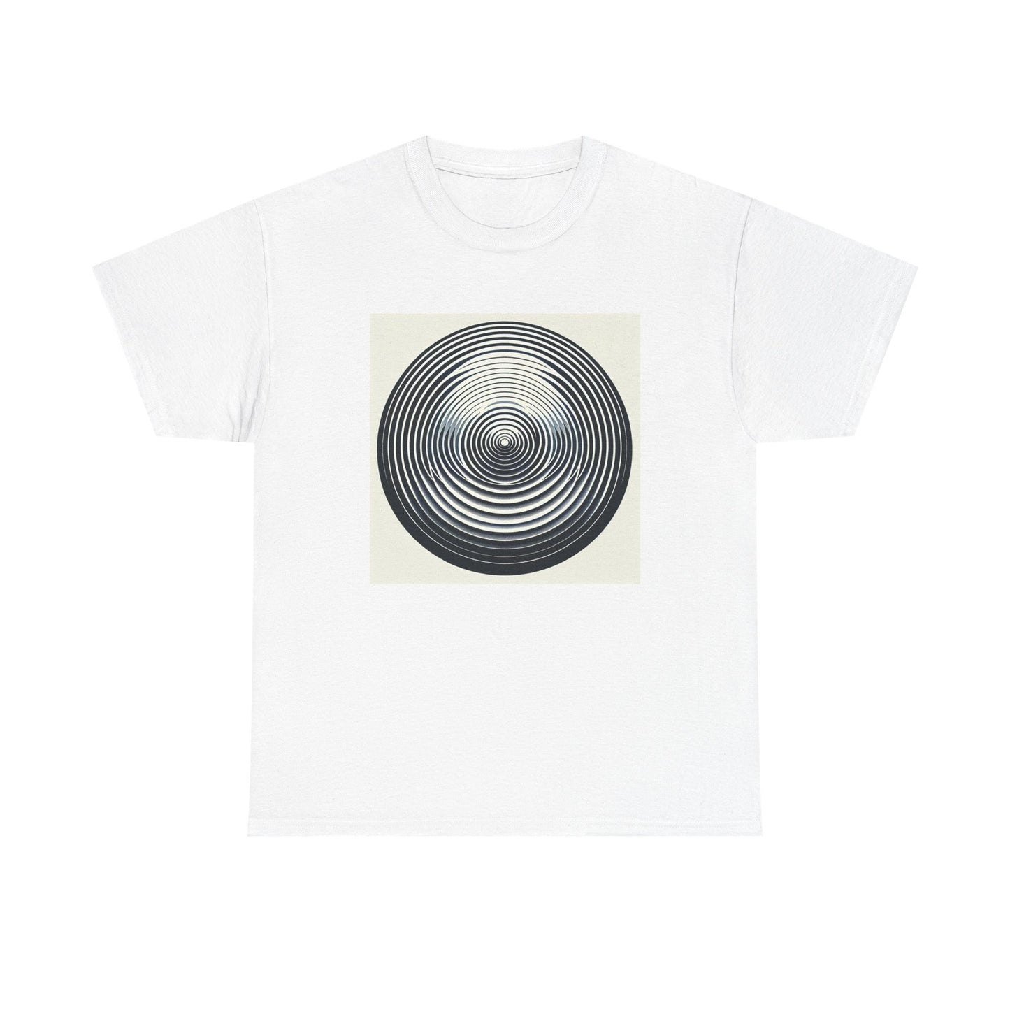 Depth Defying: Dive into the Concentric Illusion T-Shirt