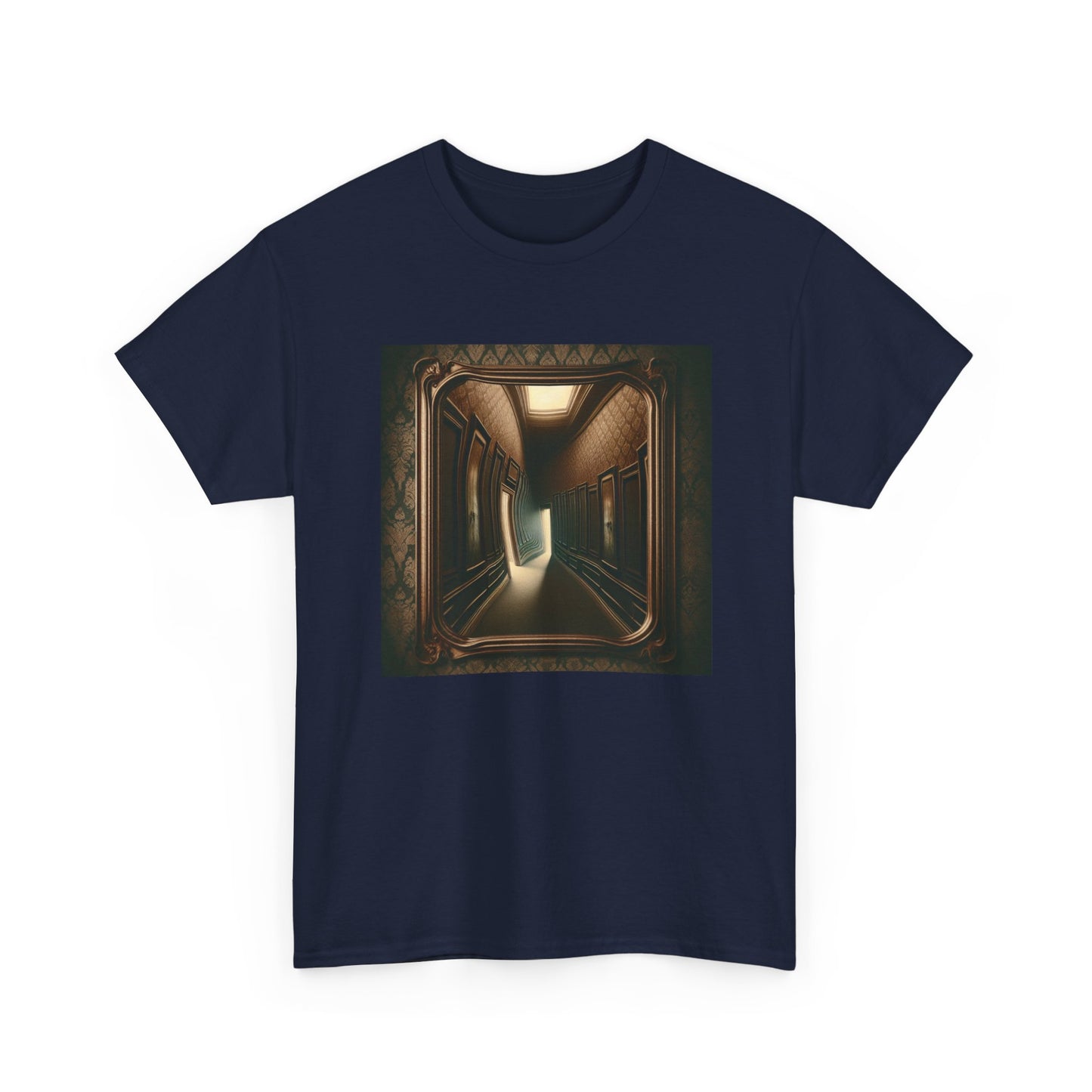 Echoes of Emptiness: Hallway Illusion Tee T-Shirt