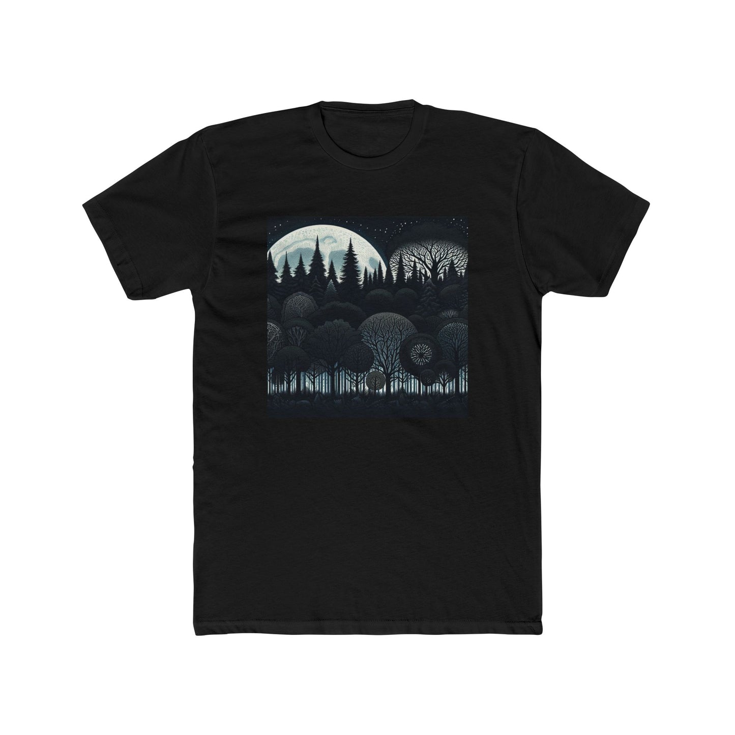 Moonlit Enchantment: Shadows of the Forest T-Shirt