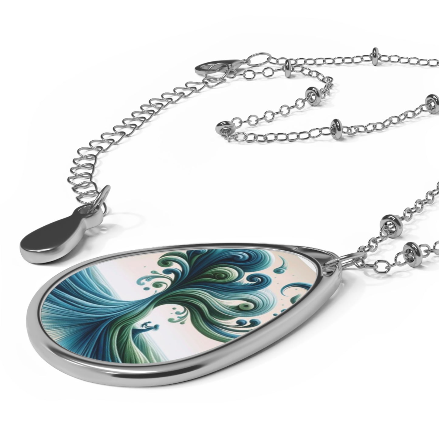 Mothers Day Oval Necklace (Exclusive Design)