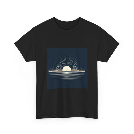 Rise and Shine: Horizon's Bold Vector Dawn T-Shirt