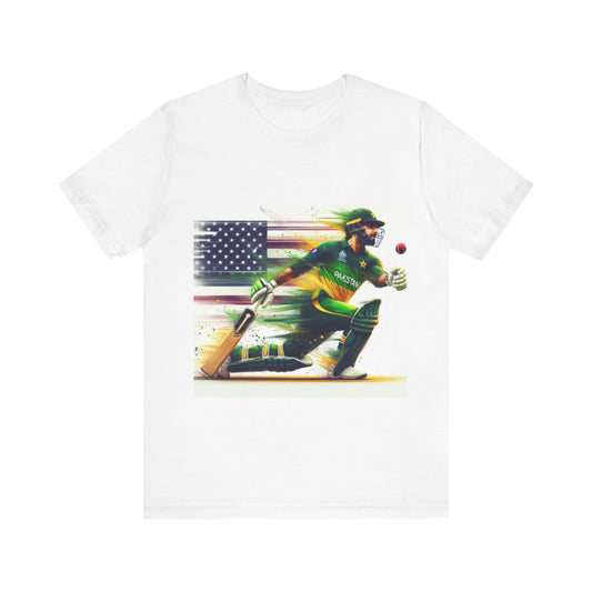 Cricket USA World Cup Pakistan Team Design Unisex Jersey Short Sleeve Tee