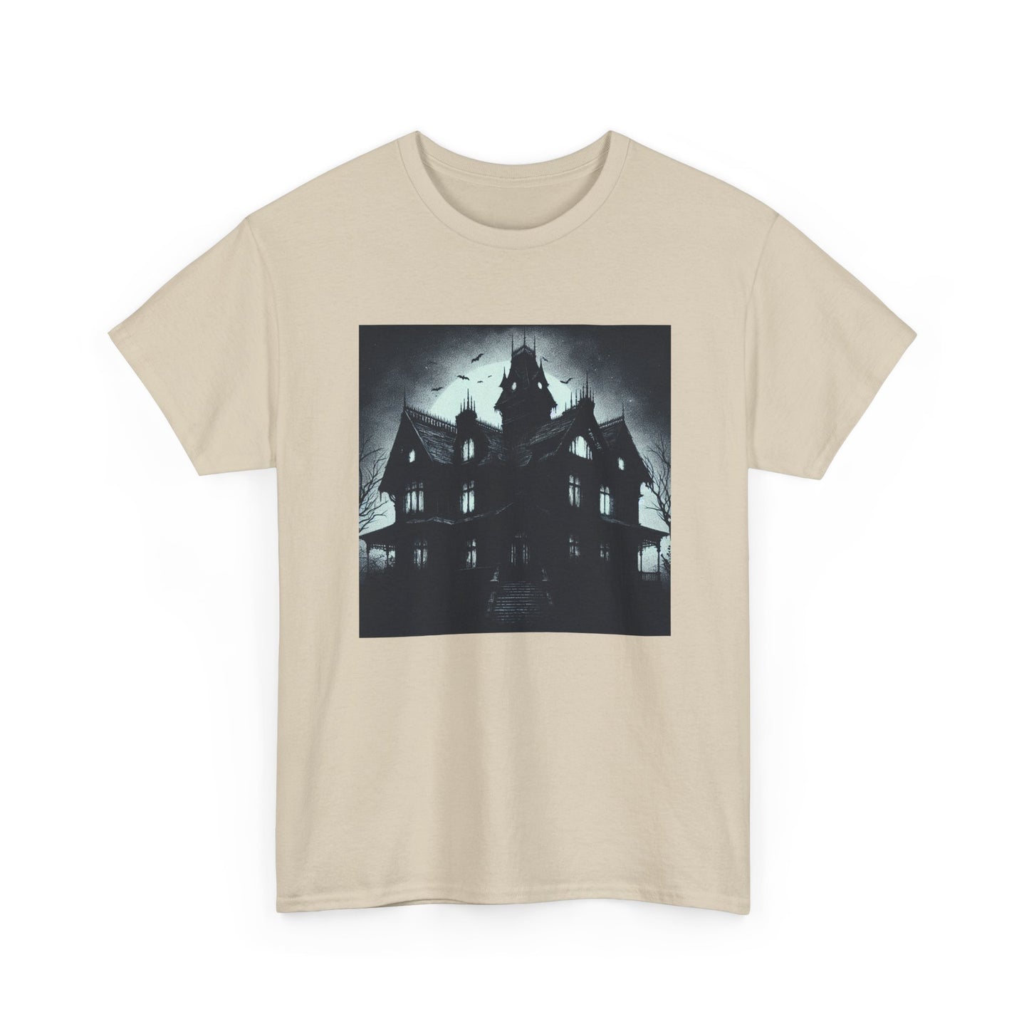 Haunted Glow: Eerie Lights in the Gloom T-Shirt