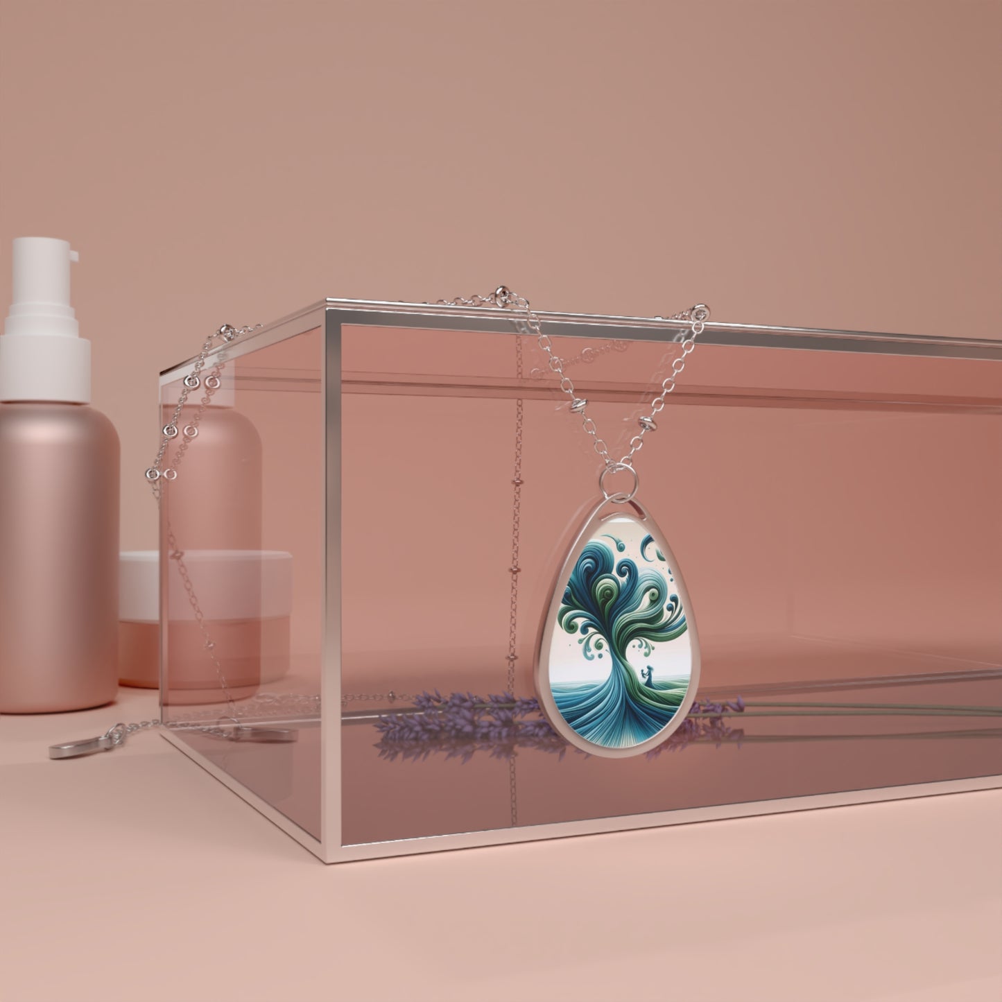 Mothers Day Oval Necklace (Exclusive Design)