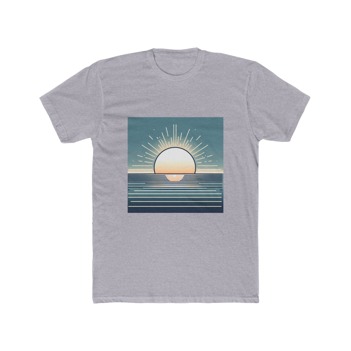 Rise & Shine: Vector Sunrise Horizon Tee T-Shirt