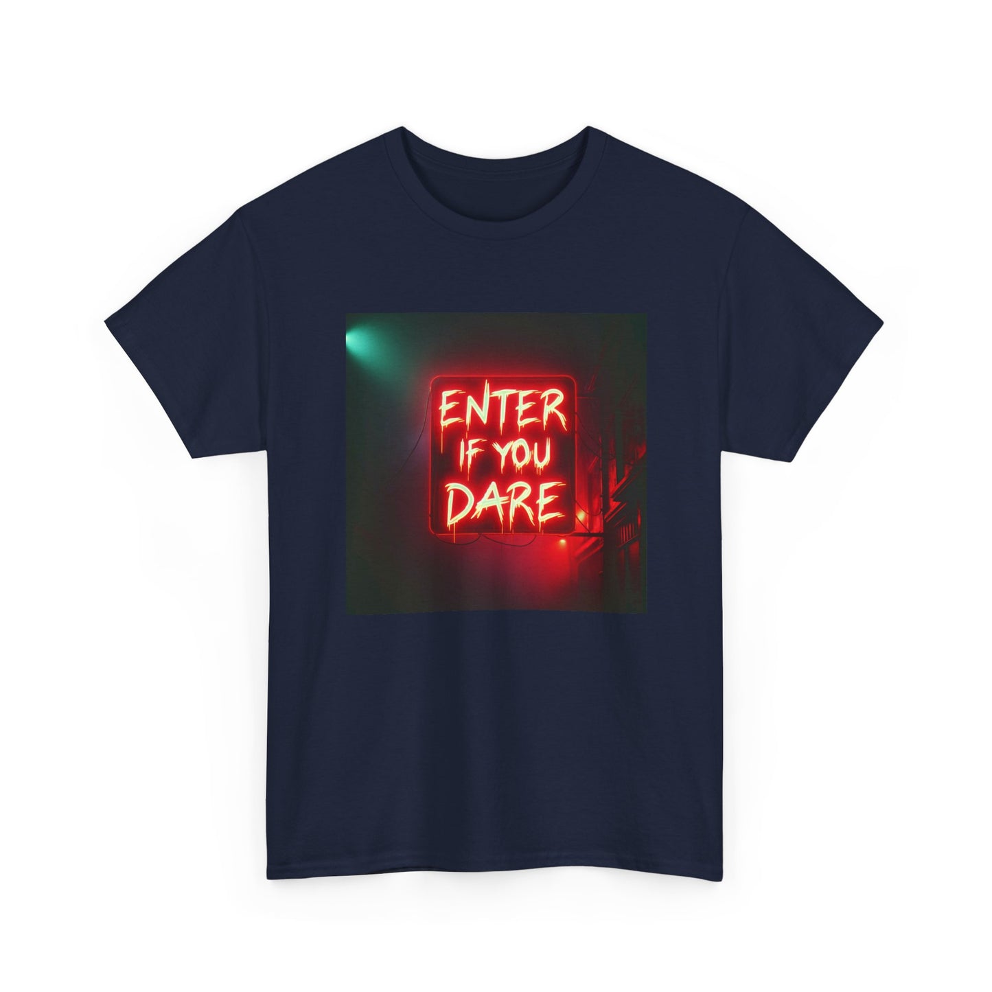 Dare to Enter: Neon Nightmare Awaits You T-Shirt
