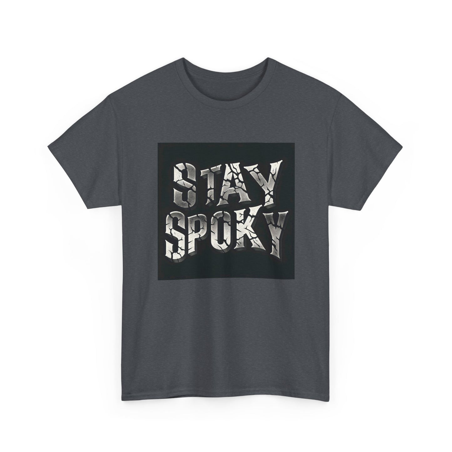 Stay Spooky: Cracked Stone Vibes in Style! T-Shirt