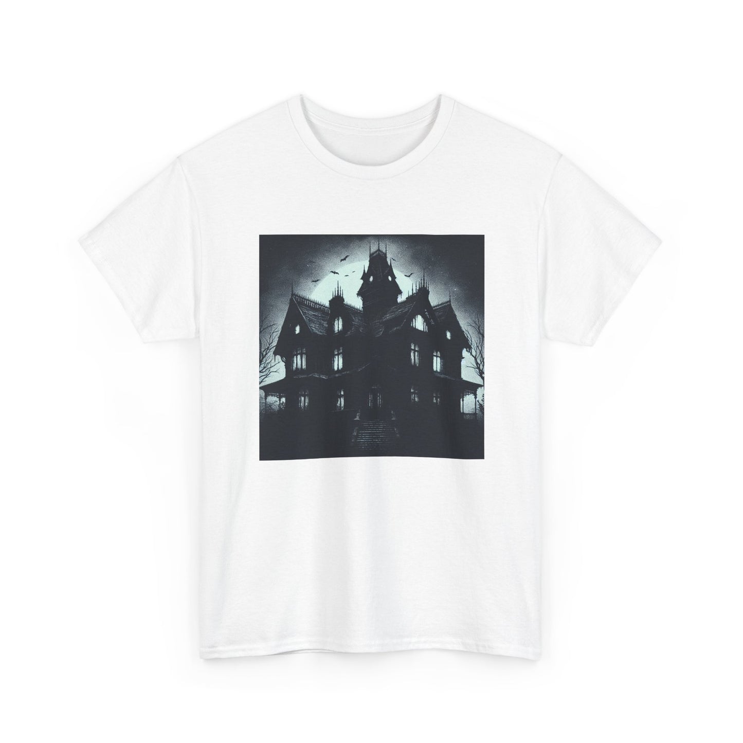 Haunted Glow: Eerie Lights in the Gloom T-Shirt