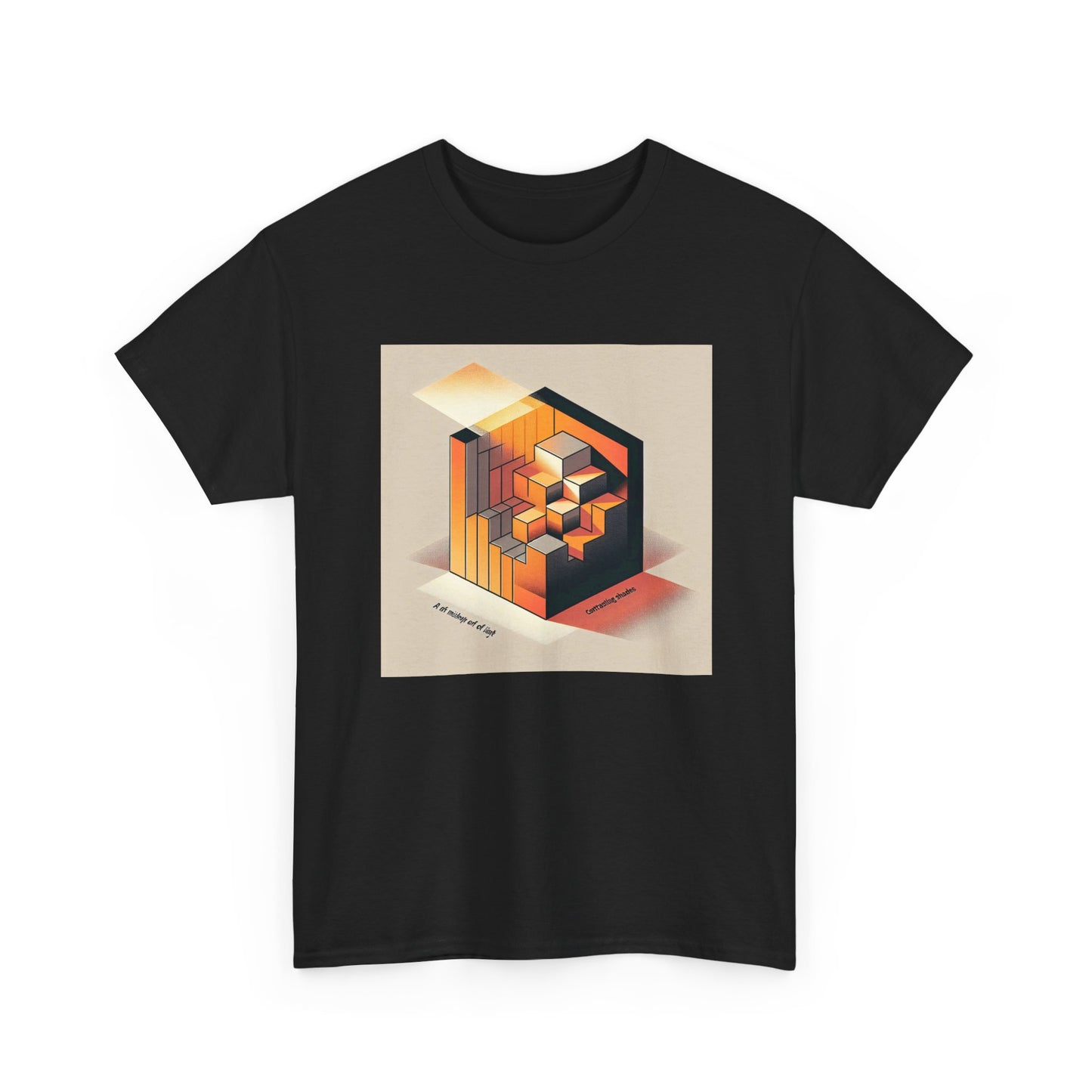 Step Up in Style: 3D Staircase Tee T-Shirt