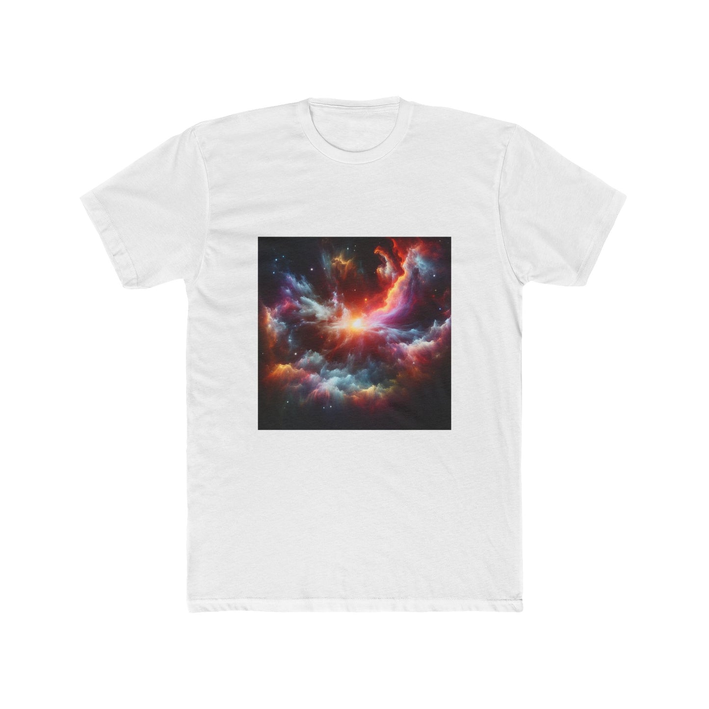 Cosmic Swirls: Wear the Universe in Color T-Shirt
