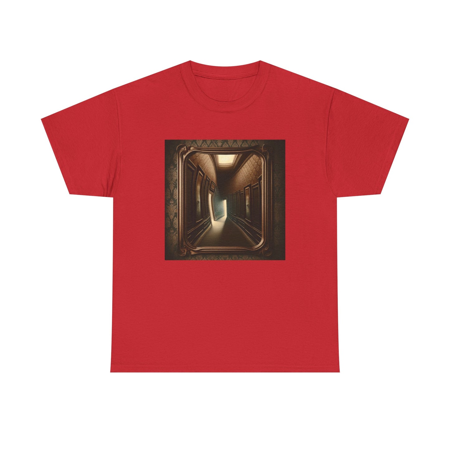 Echoes of Emptiness: Hallway Illusion Tee T-Shirt