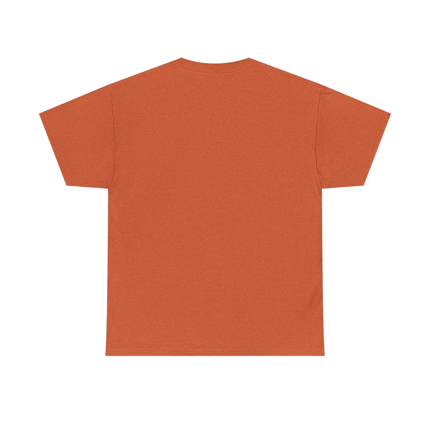 Fractal Flames: Ignite Your Style in Orange T-Shirt