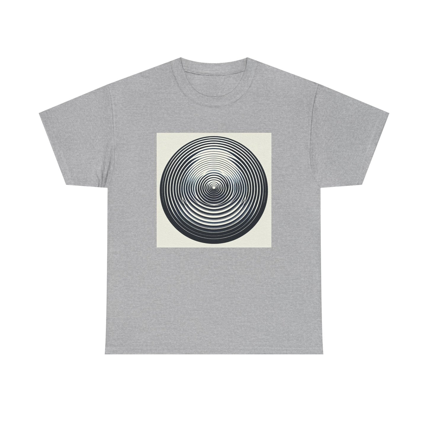 Depth Defying: Dive into the Concentric Illusion T-Shirt