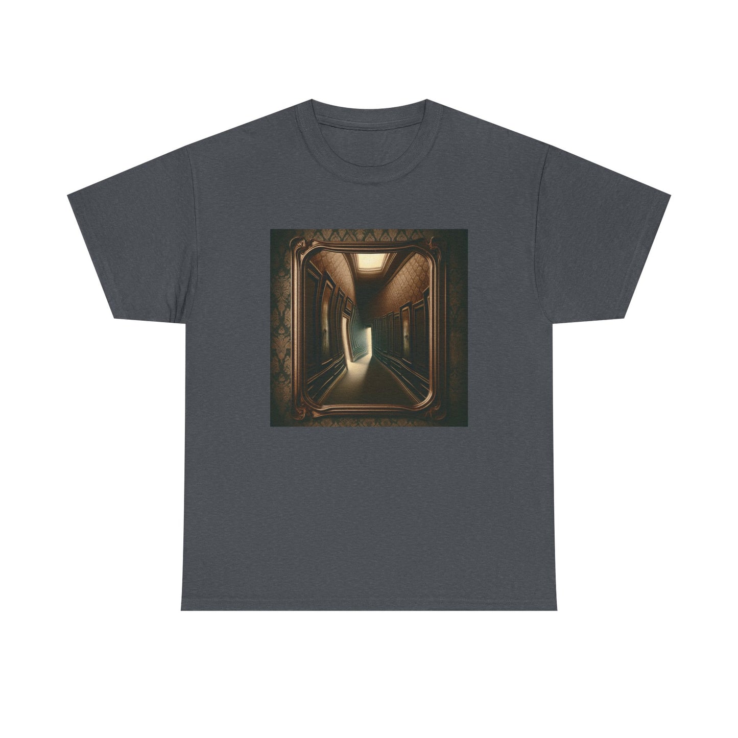 Echoes of Emptiness: Hallway Illusion Tee T-Shirt