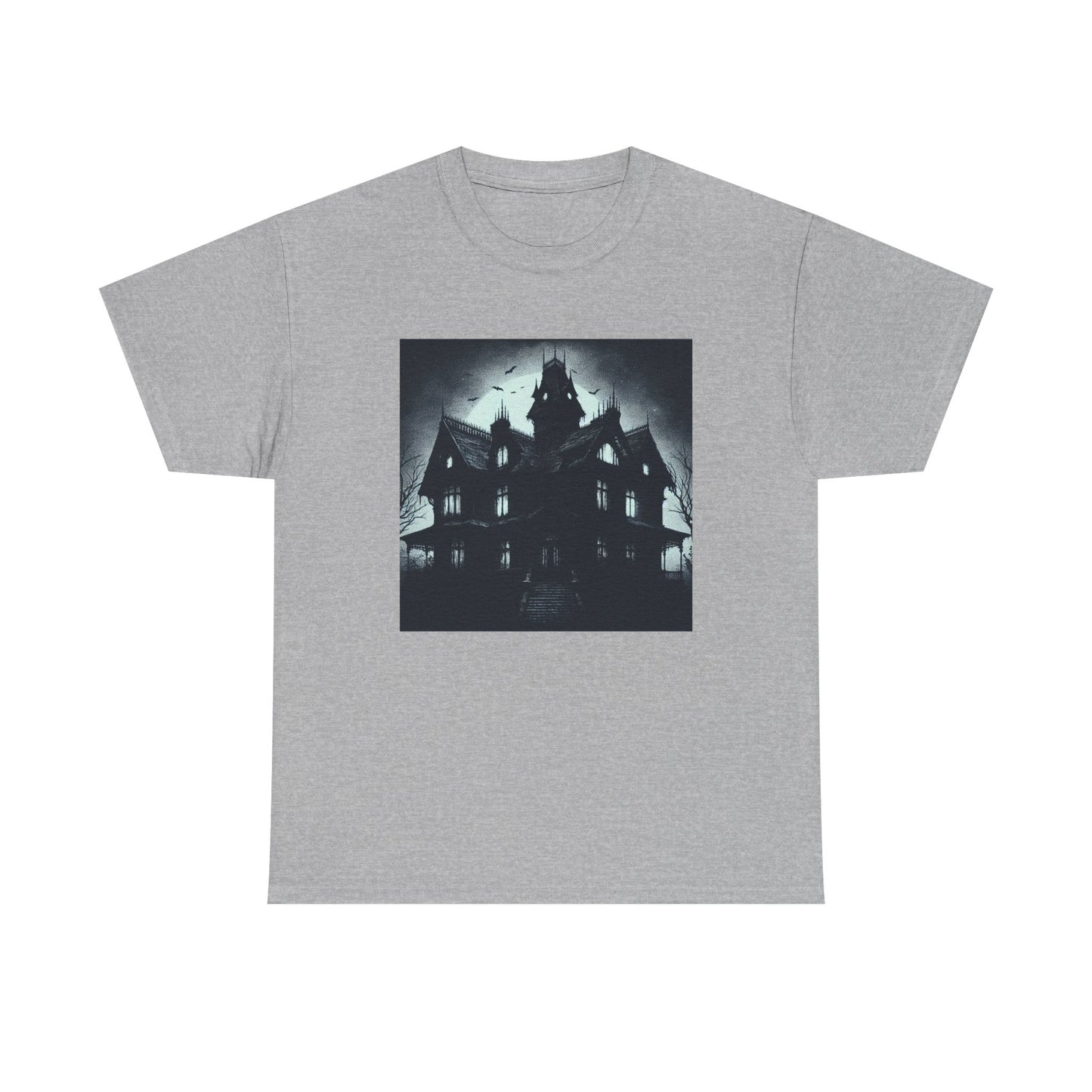 Haunted Glow: Eerie Lights in the Gloom T-Shirt