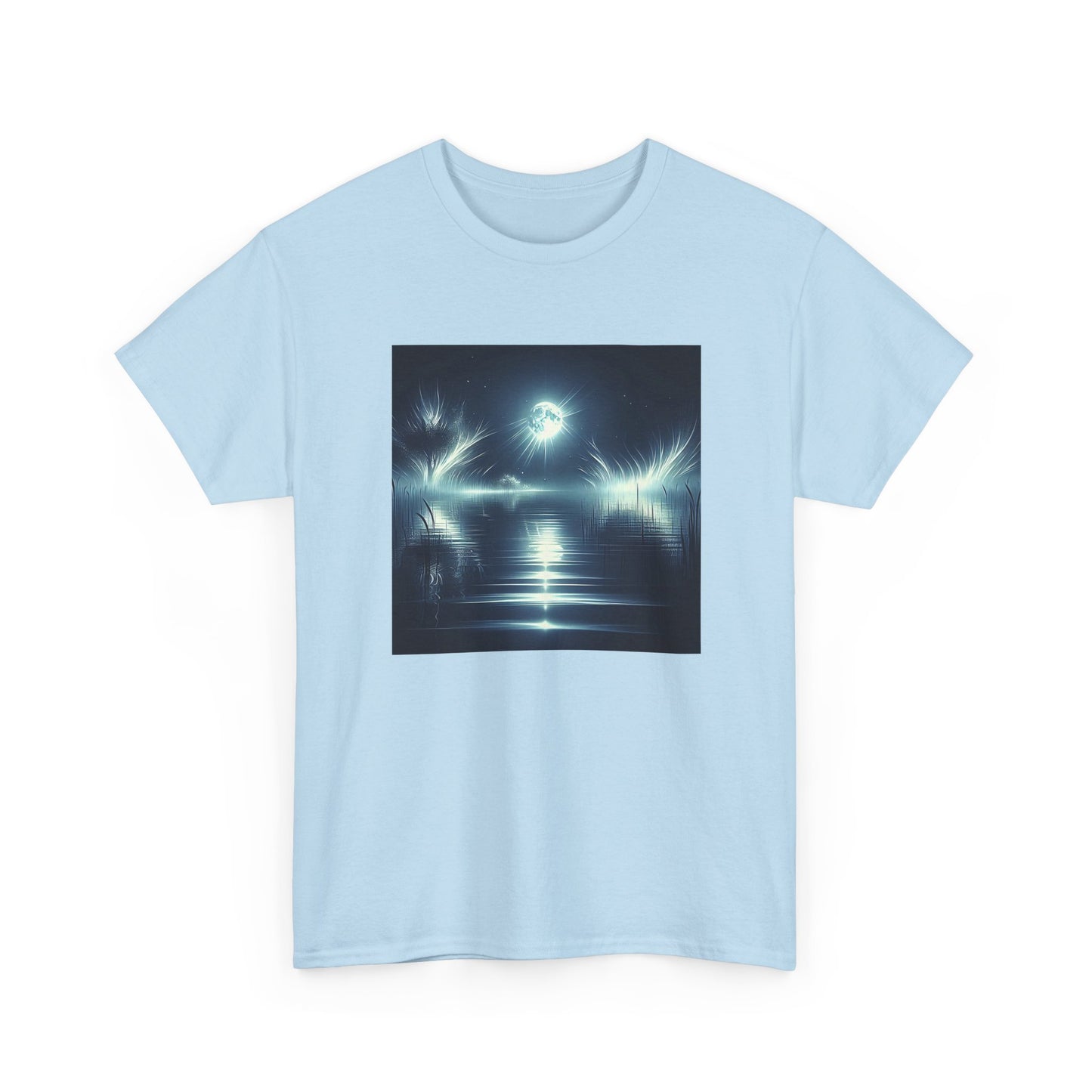 Ghostly Gleams: Moonlit Magic on Midnight Waves T-Shirt