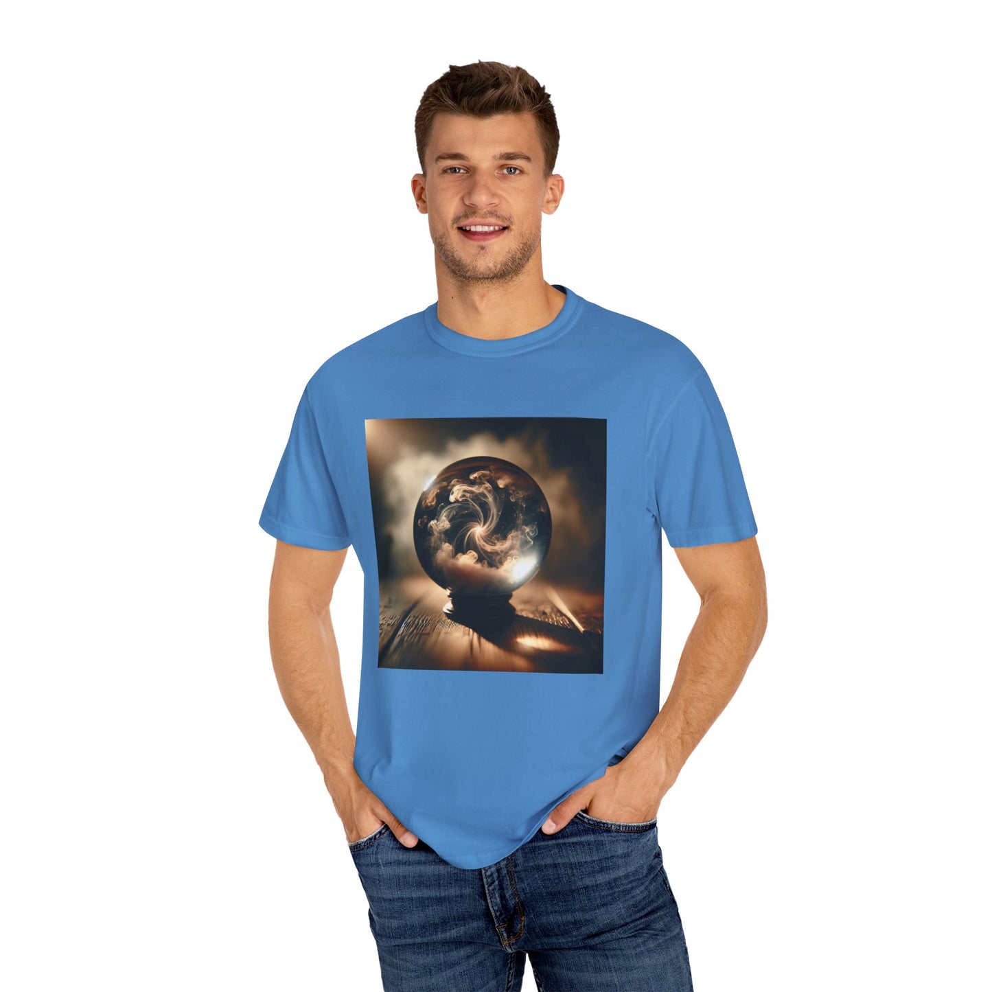 Enchanted Glimpse: Mystical Visions Swirling Within T-Shirt