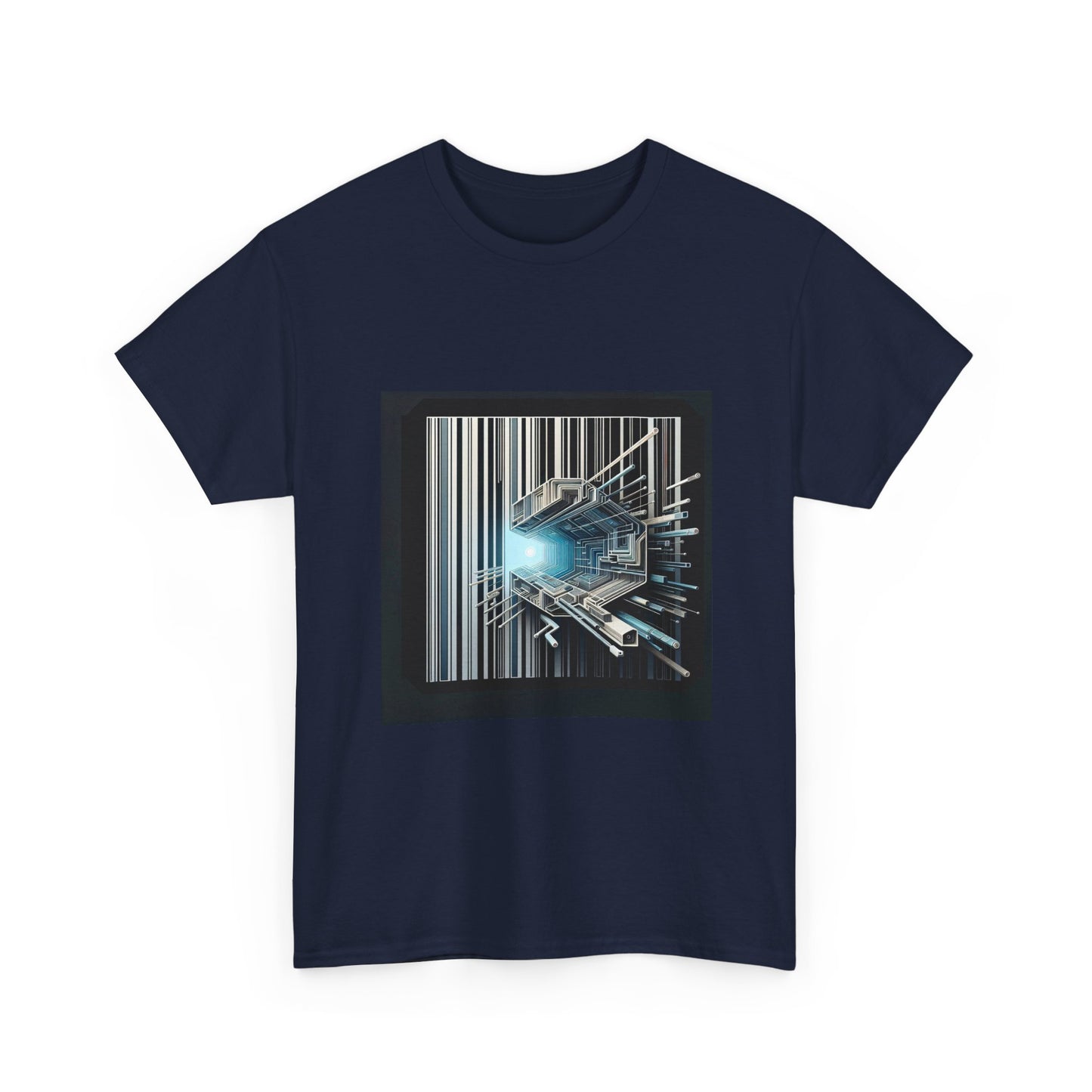 Decode the Future: Hidden Truth in Stripes T-Shirt