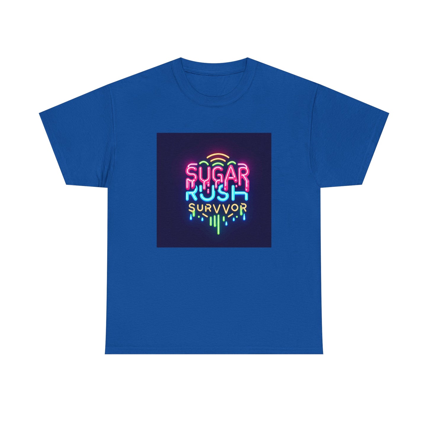 Neon Drip: Triumph of a Sugar Rush Survivor! T-Shirt