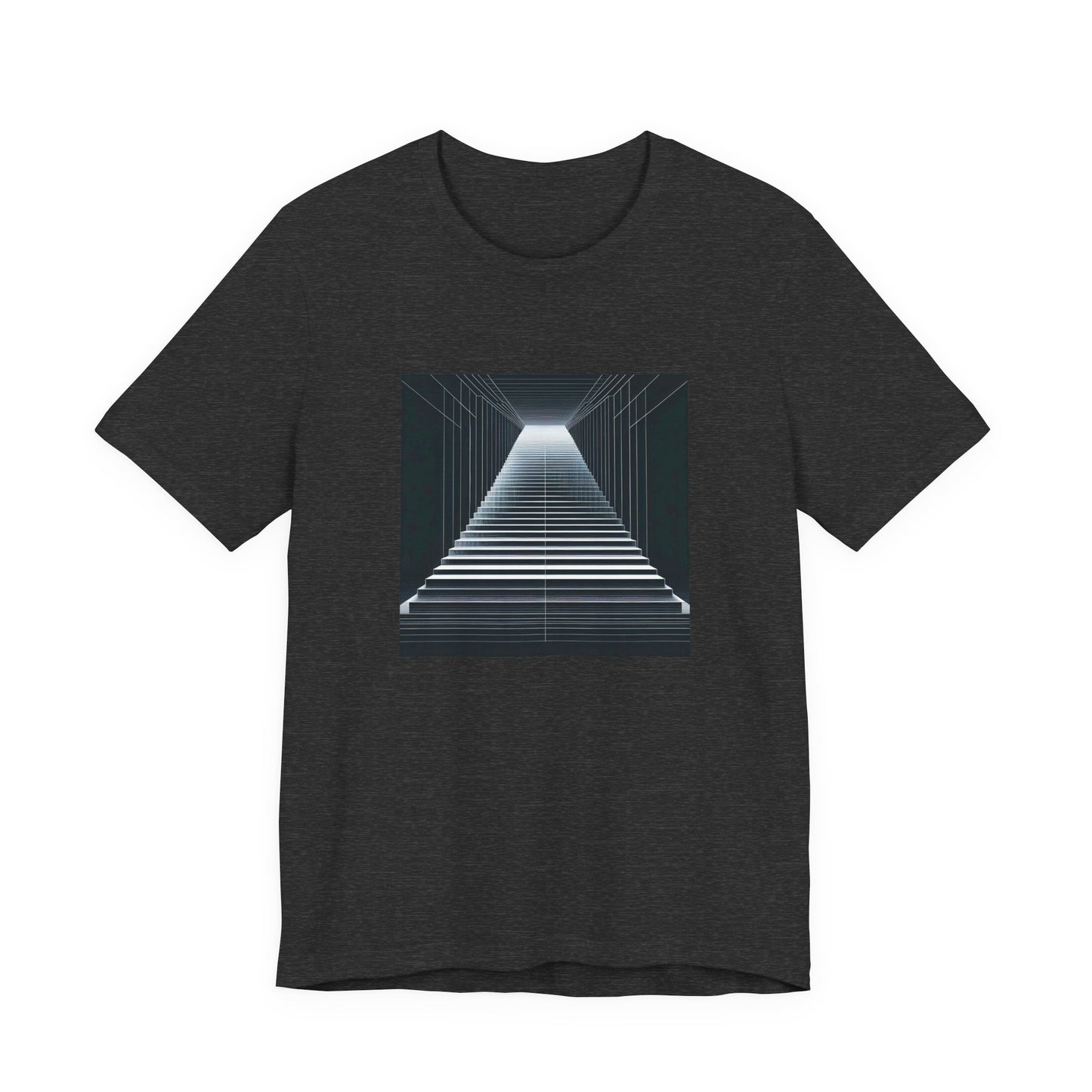 Steps into the Abyss: Vector Darkness Unveiled T-Shirt