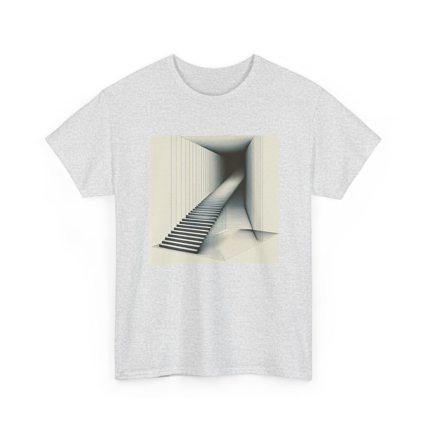 Steps into Shadows: Vector Voyage in Darkness T-Shirt
