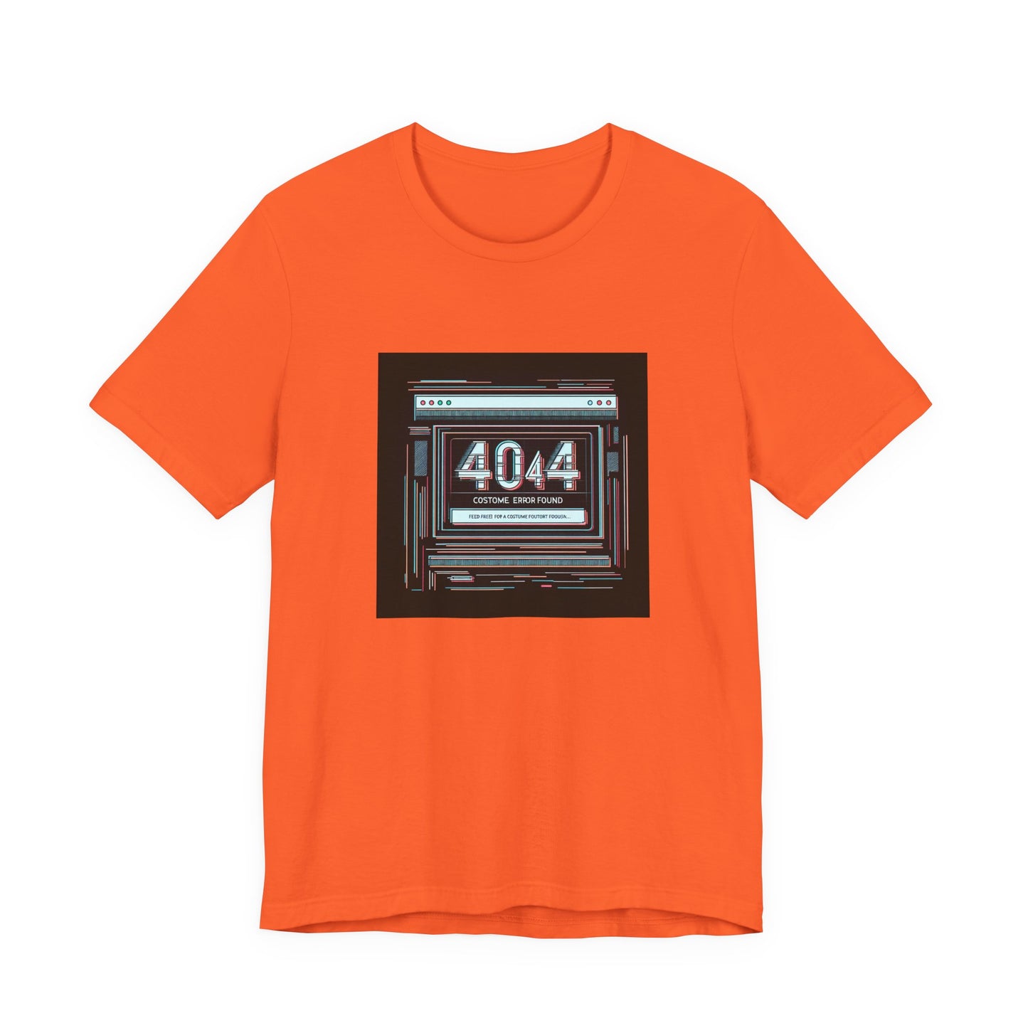 Tech Glitch Chic: 404 Costume Not Found T-Shirt