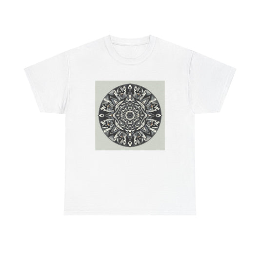 Spectral Triangles: Enchanting Mandala T-Shirt Magic T-Shirt
