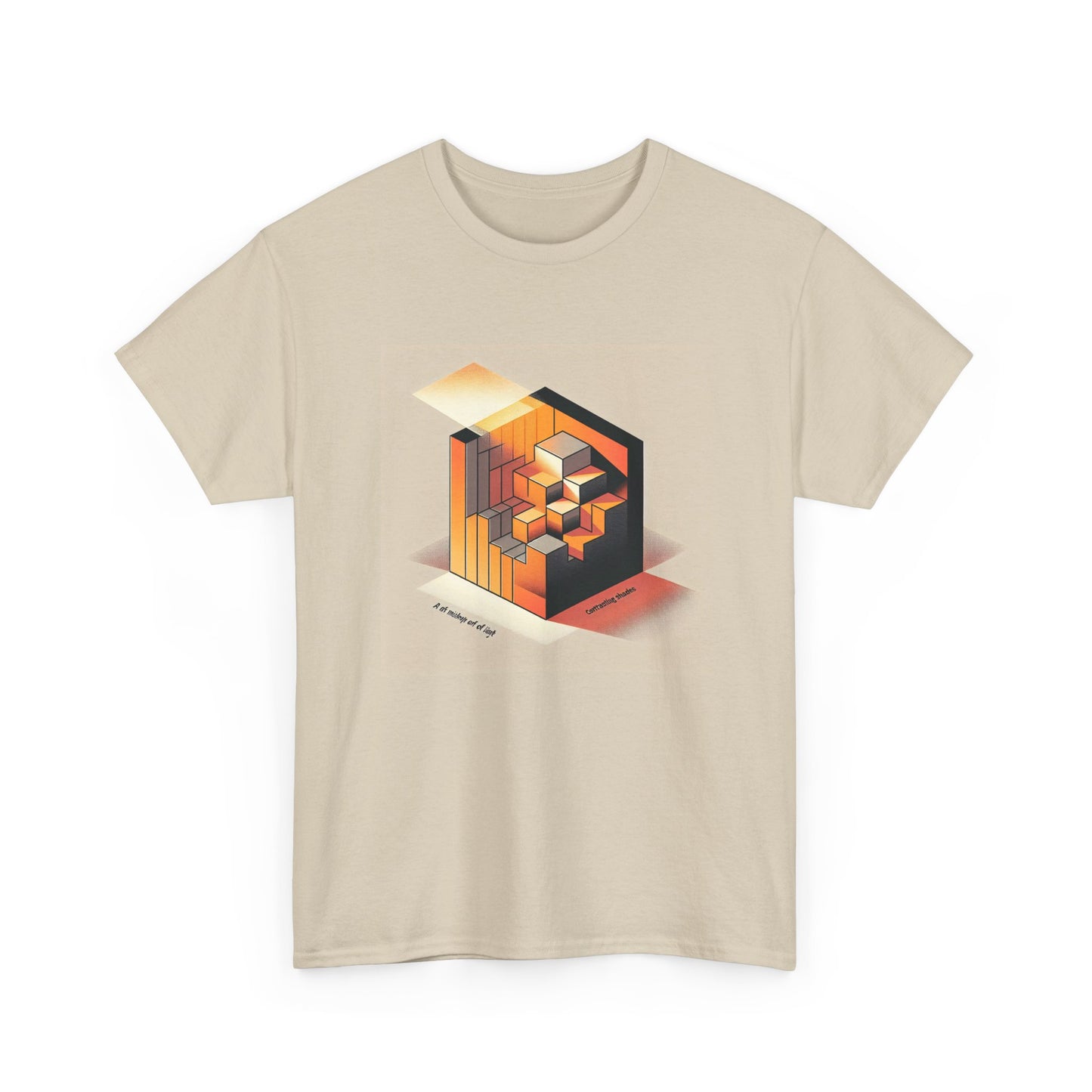Step Up in Style: 3D Staircase Tee T-Shirt