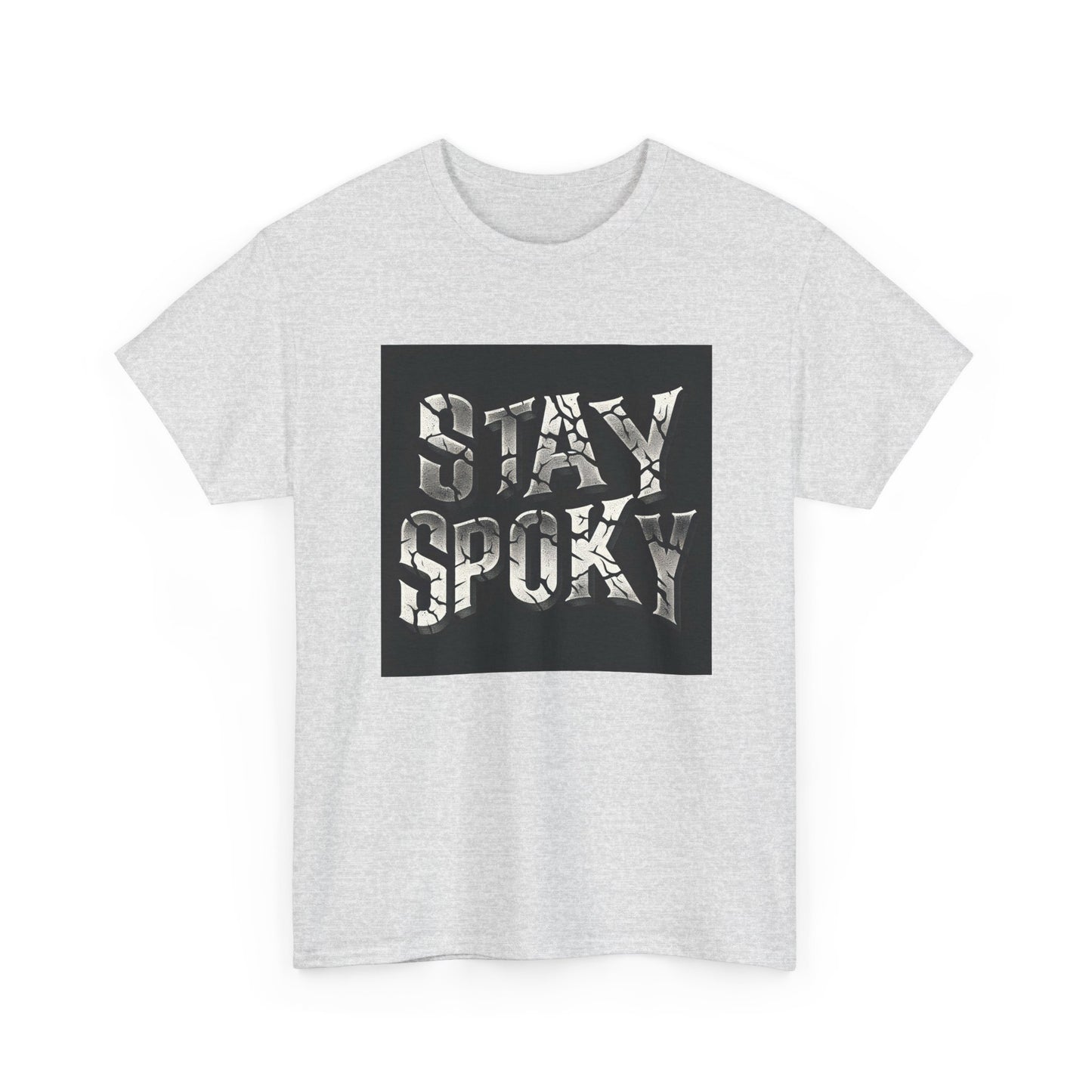 Stay Spooky: Cracked Stone Vibes in Style! T-Shirt