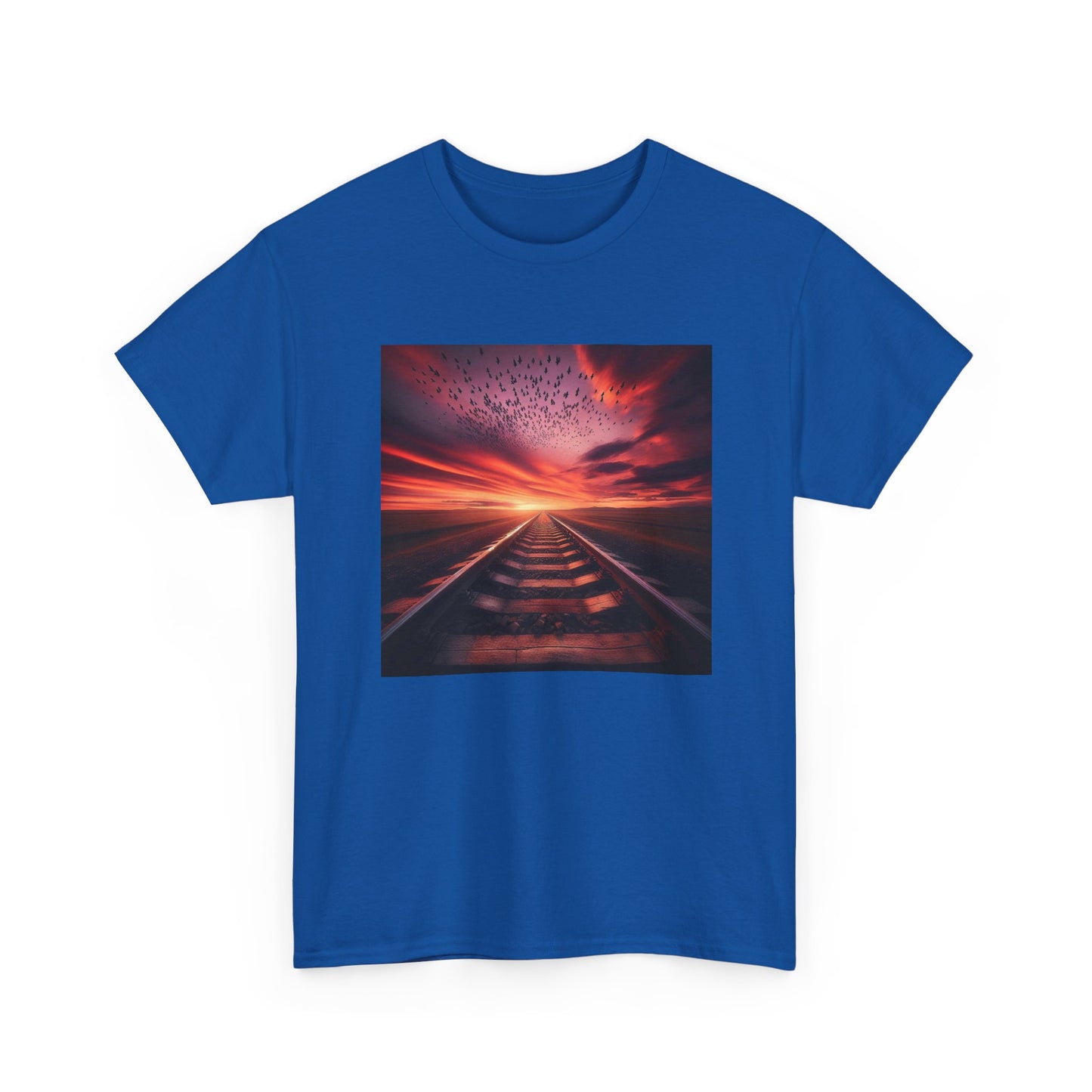 Ride the Rails to a Sunset Dreamscape T-Shirt