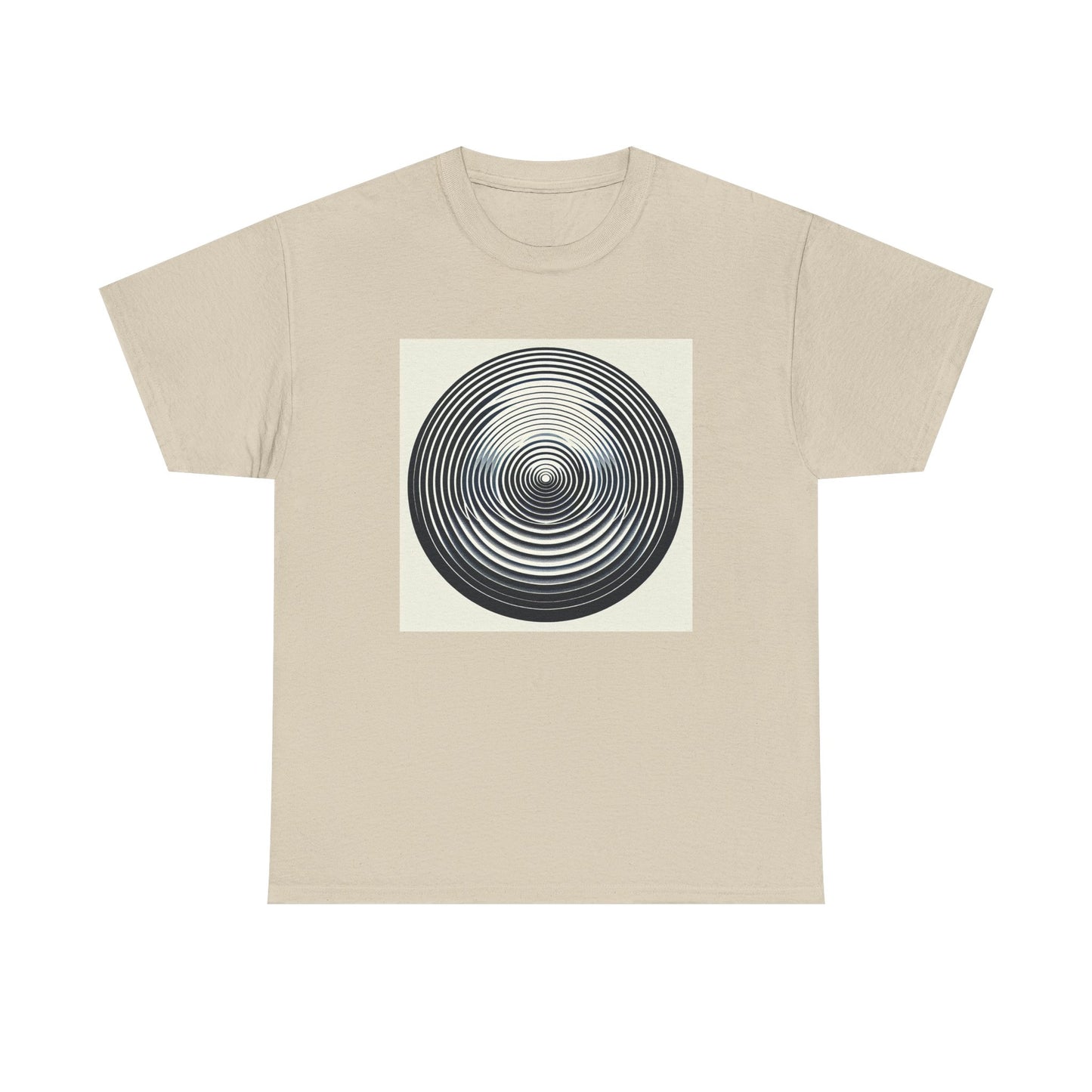 Depth Defying: Dive into the Concentric Illusion T-Shirt