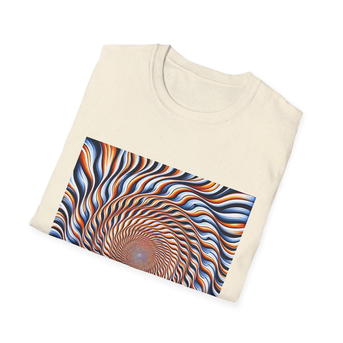 Sweet Swirl: Dive Into the Orange Illusion T-Shirt