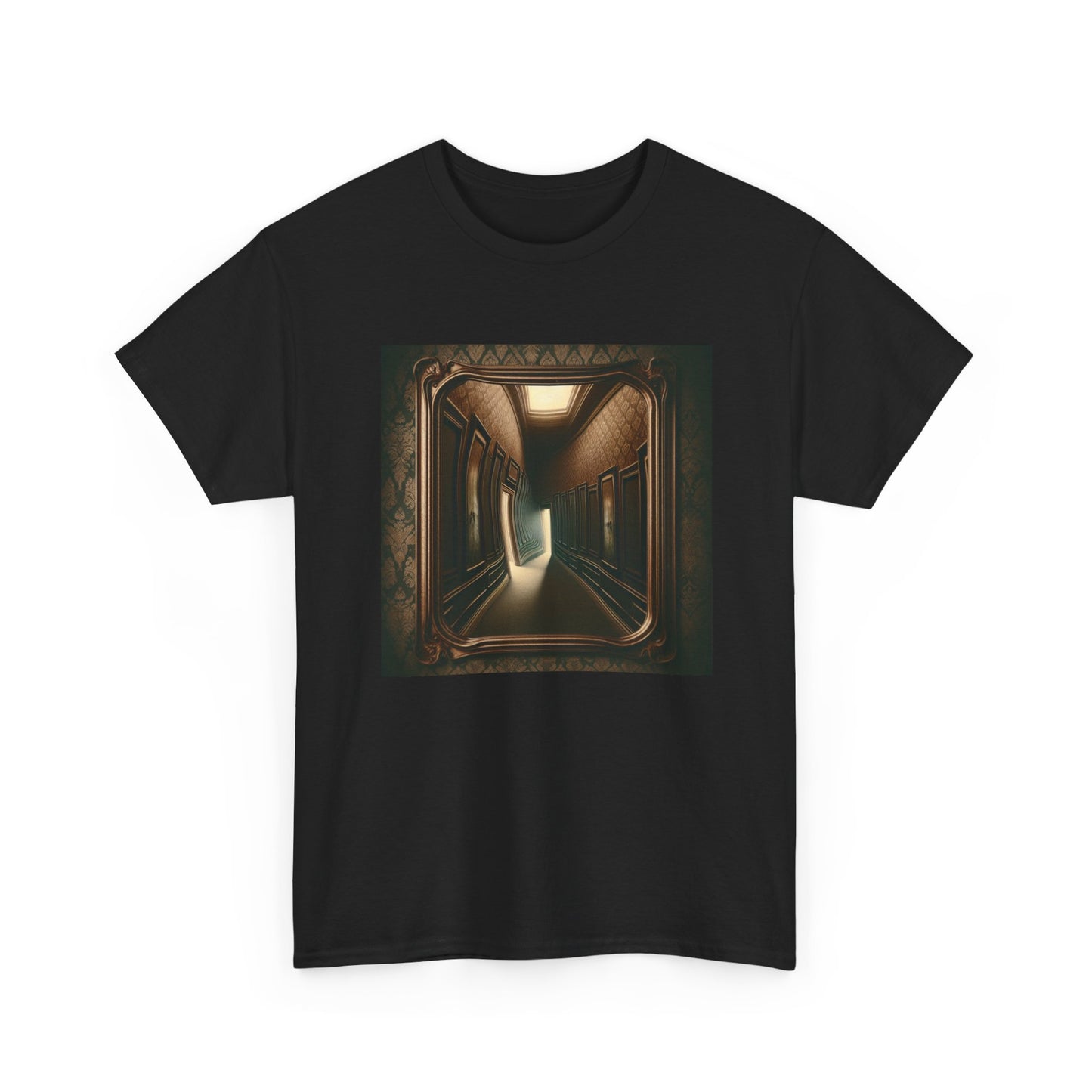 Echoes of Emptiness: Hallway Illusion Tee T-Shirt