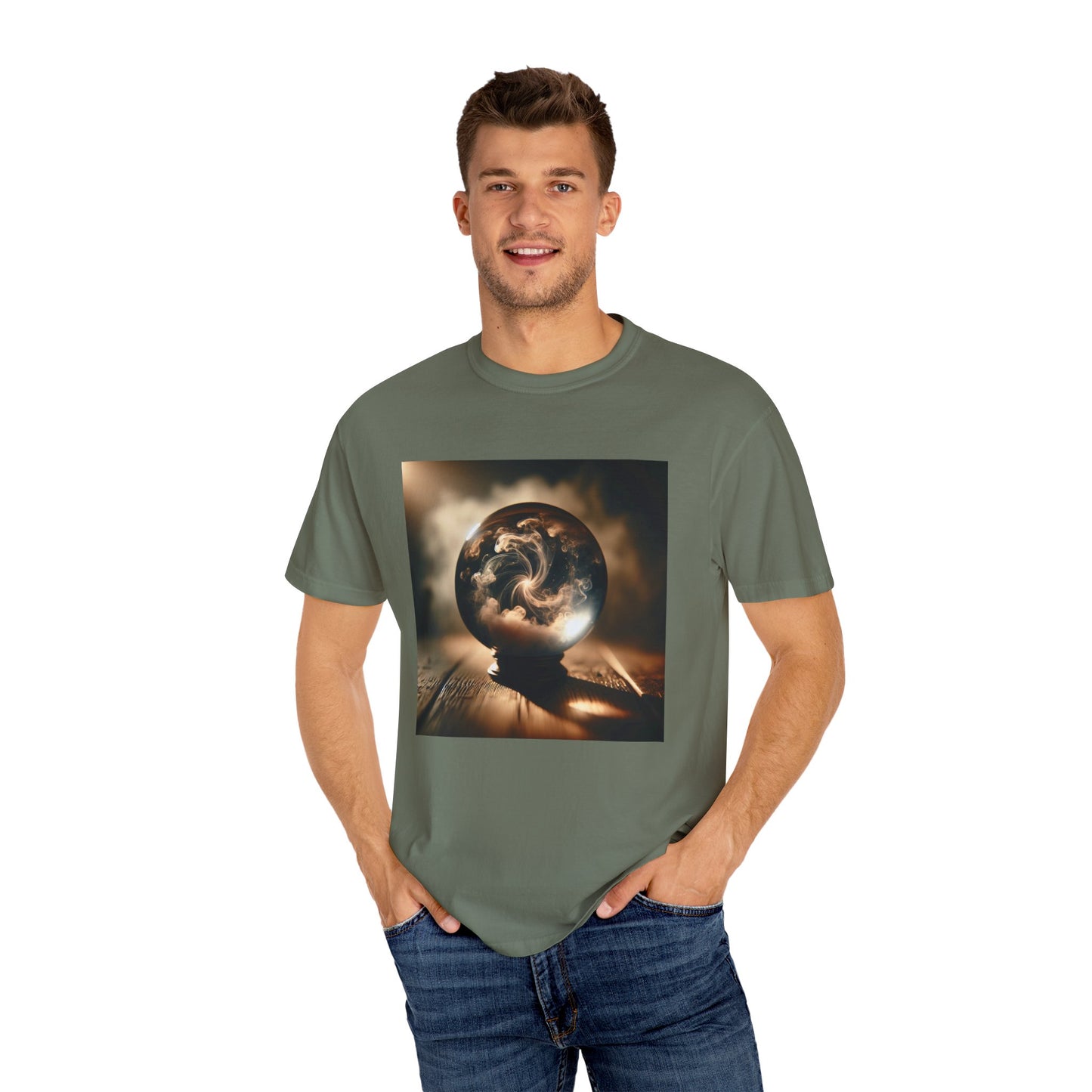 Enchanted Glimpse: Mystical Visions Swirling Within T-Shirt