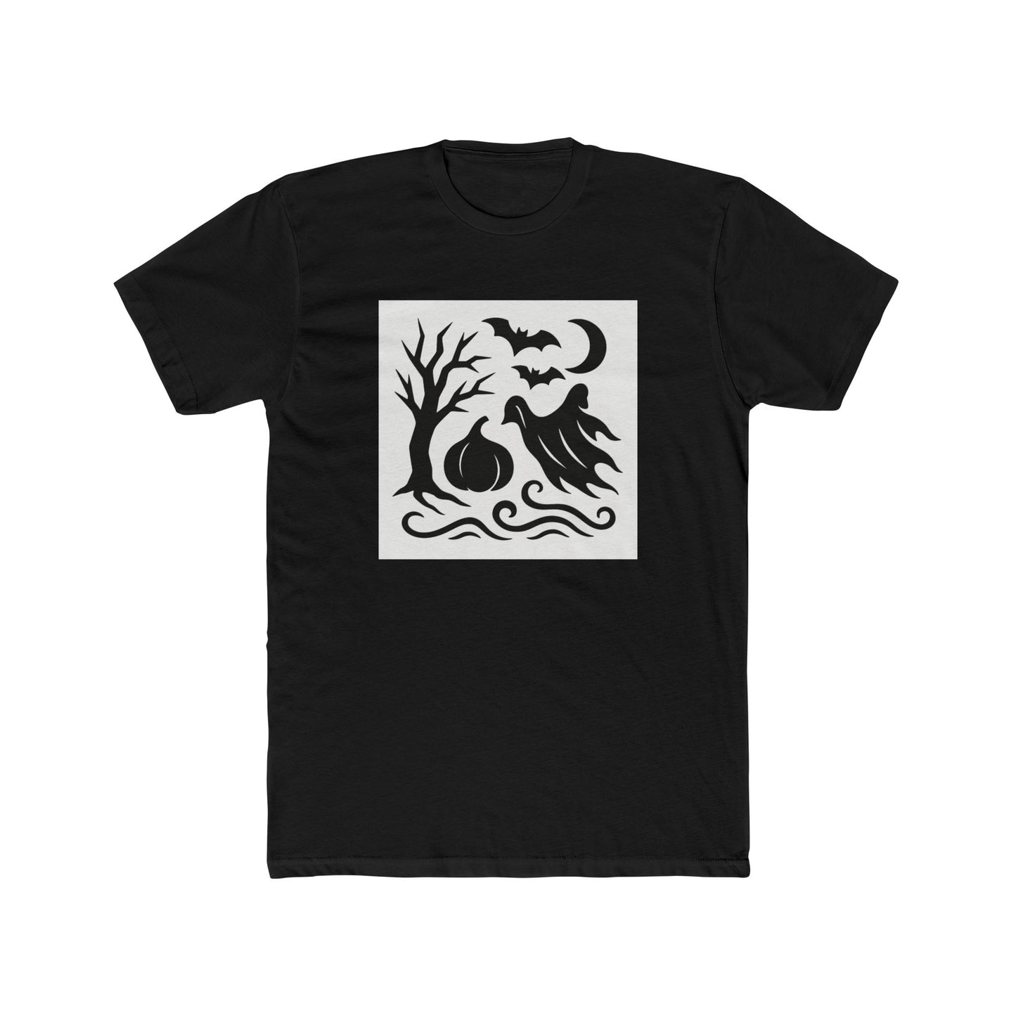 Cotton Tee Halloween Spooky Design