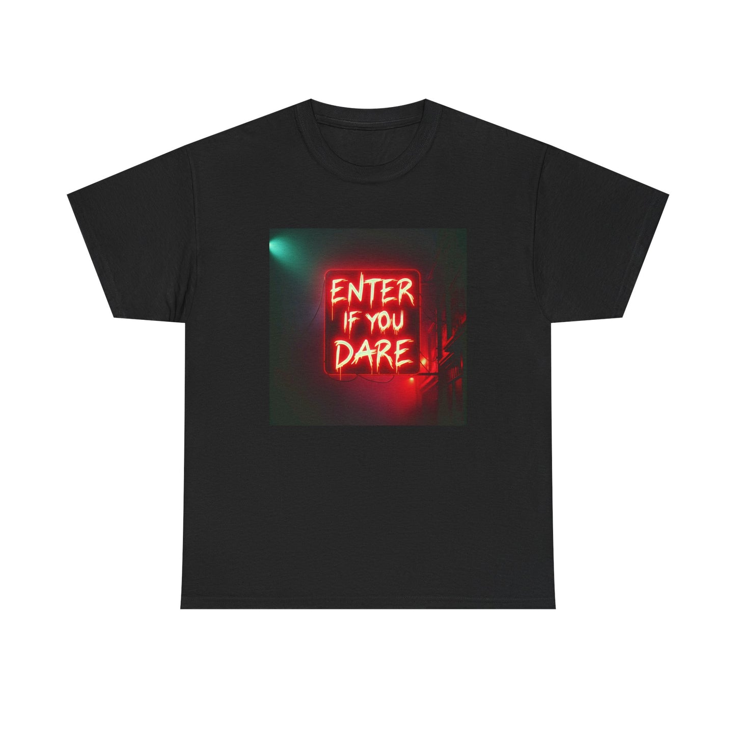 Dare to Enter: Neon Nightmare Awaits You T-Shirt