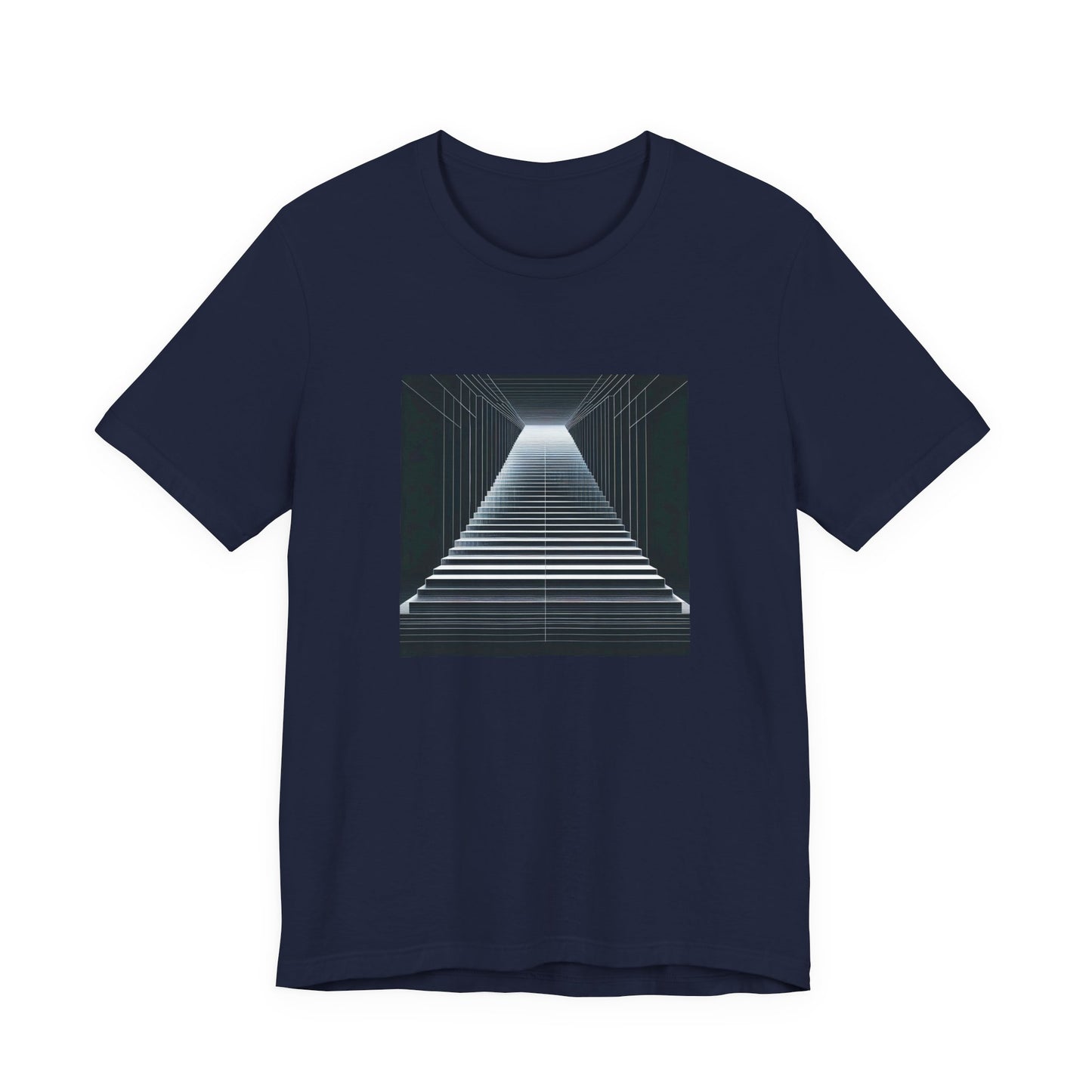 Steps into the Abyss: Vector Darkness Unveiled T-Shirt